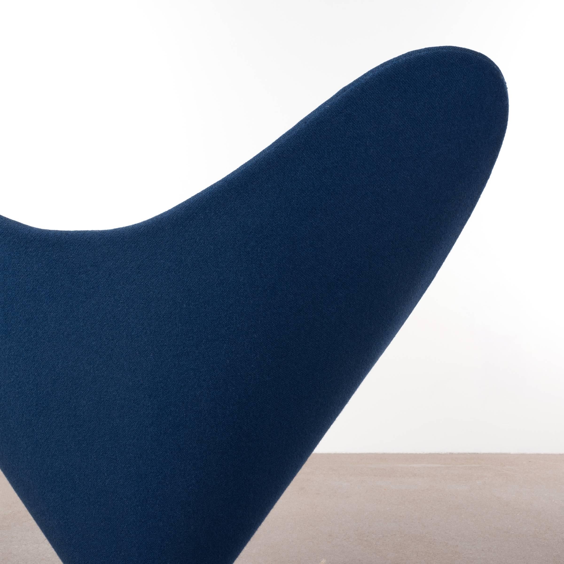 Scandinavian Modern Verner Panton Cone Heart Chair by Vitra, Germany