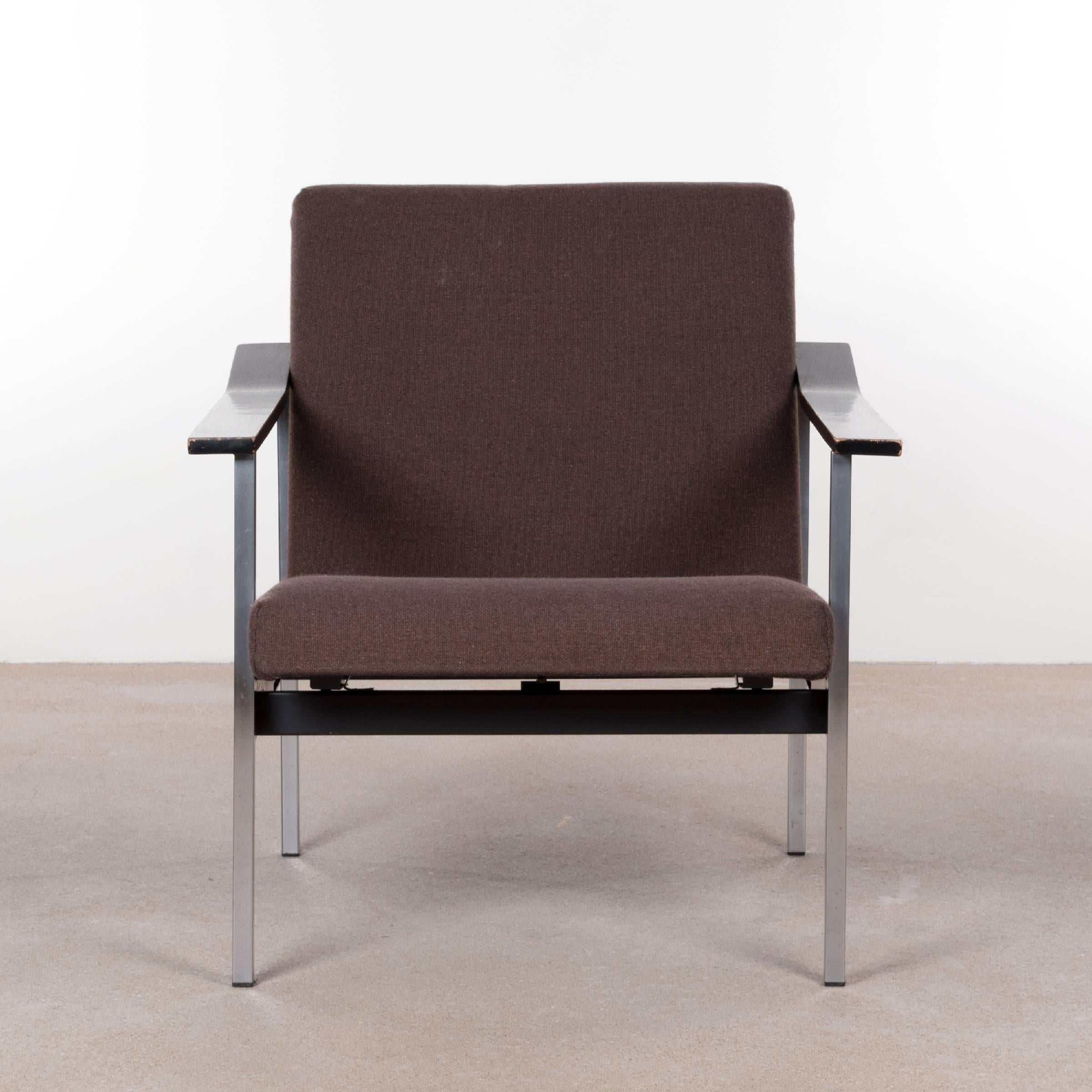 Mid-20th Century Coen de Vries Adjustable Easy Chair for Gispen, Netherlands