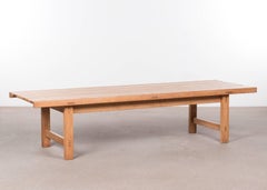Banc en bois Hugo Svensson pour Bjärnums Möbelfabriker:: Suède