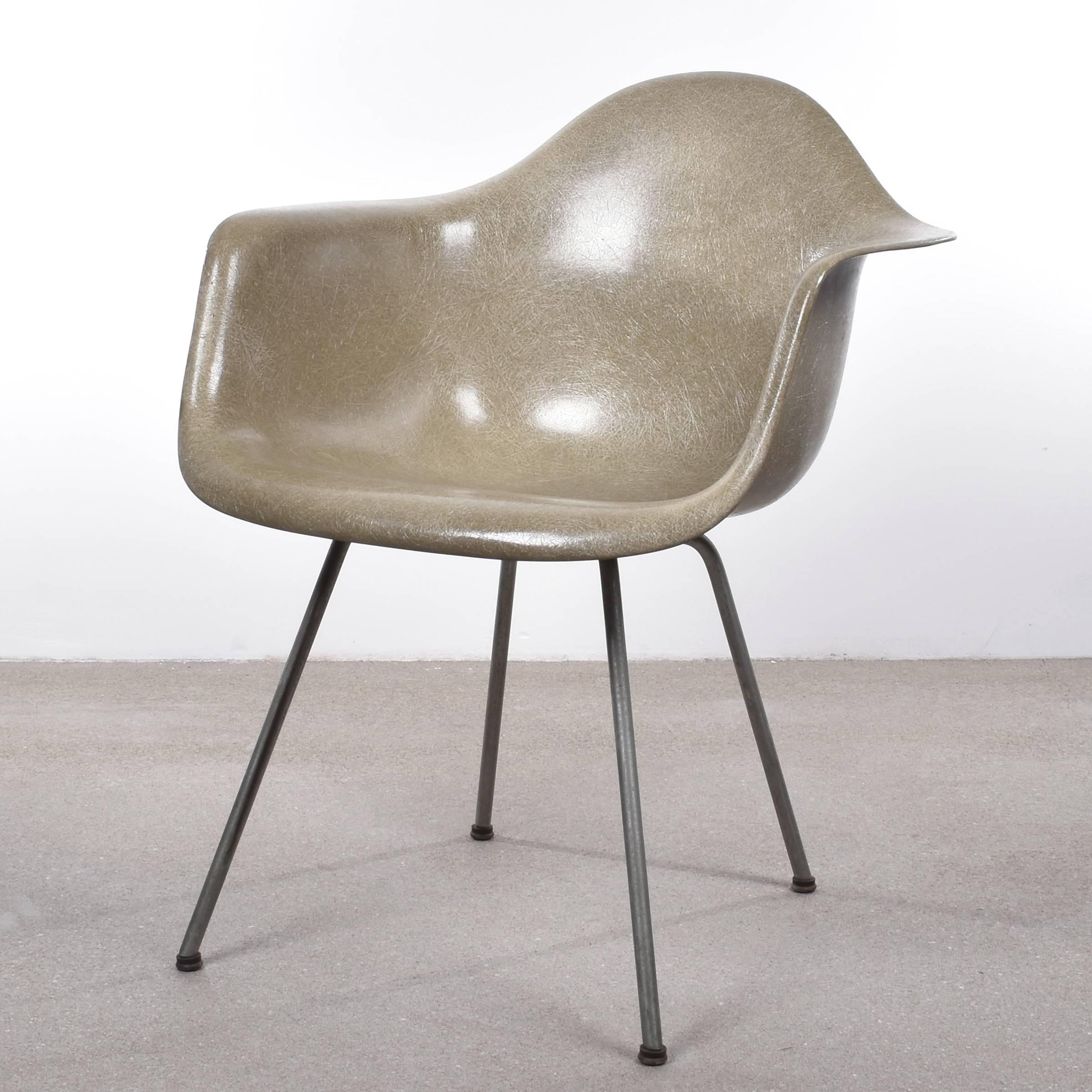 American Eames Greige SAX Herman Miller USA 'Zenith Rope' Standard Chair
