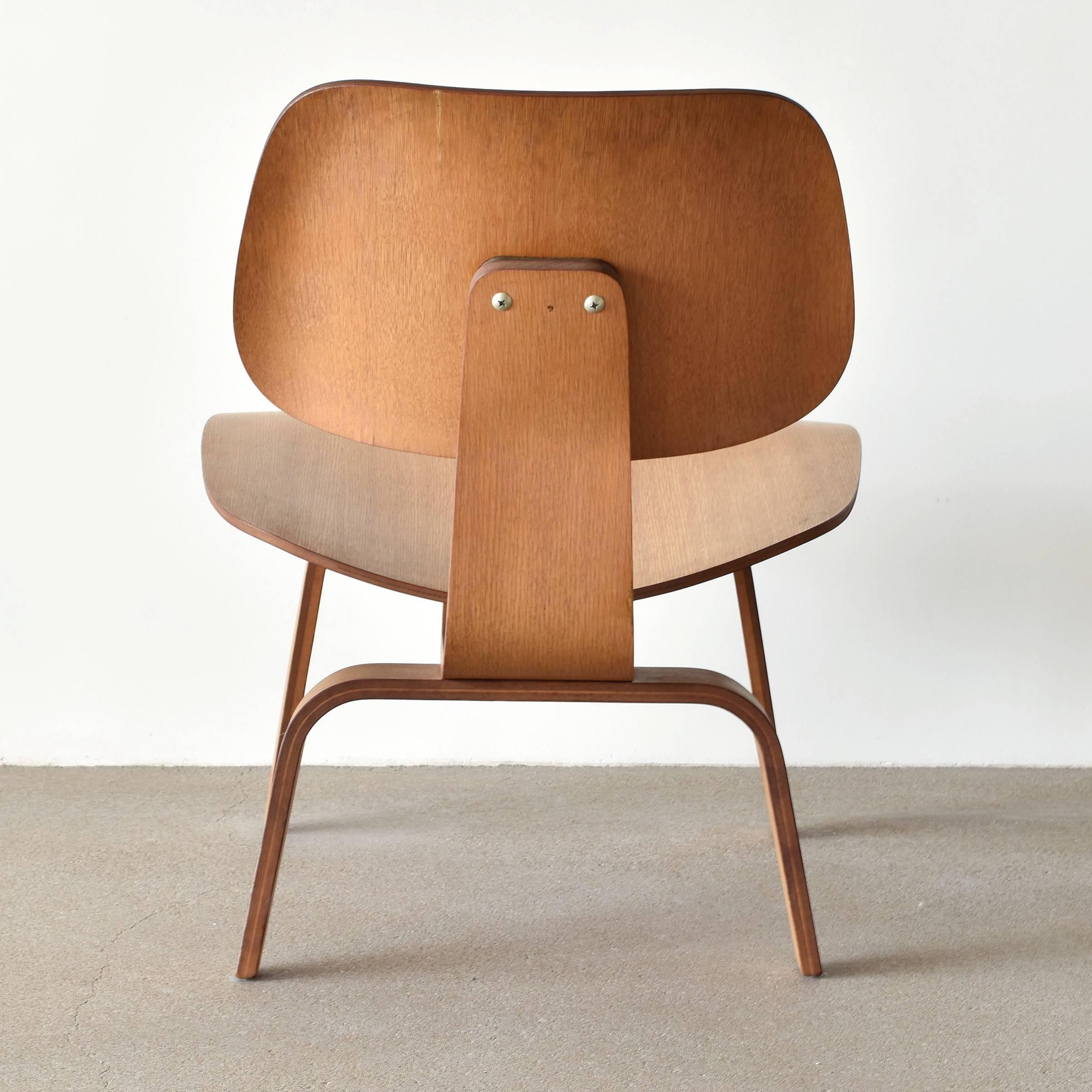 Eames Lcw Herman Miller Usa Eiche Lounge Stuhl (amerikanisch)