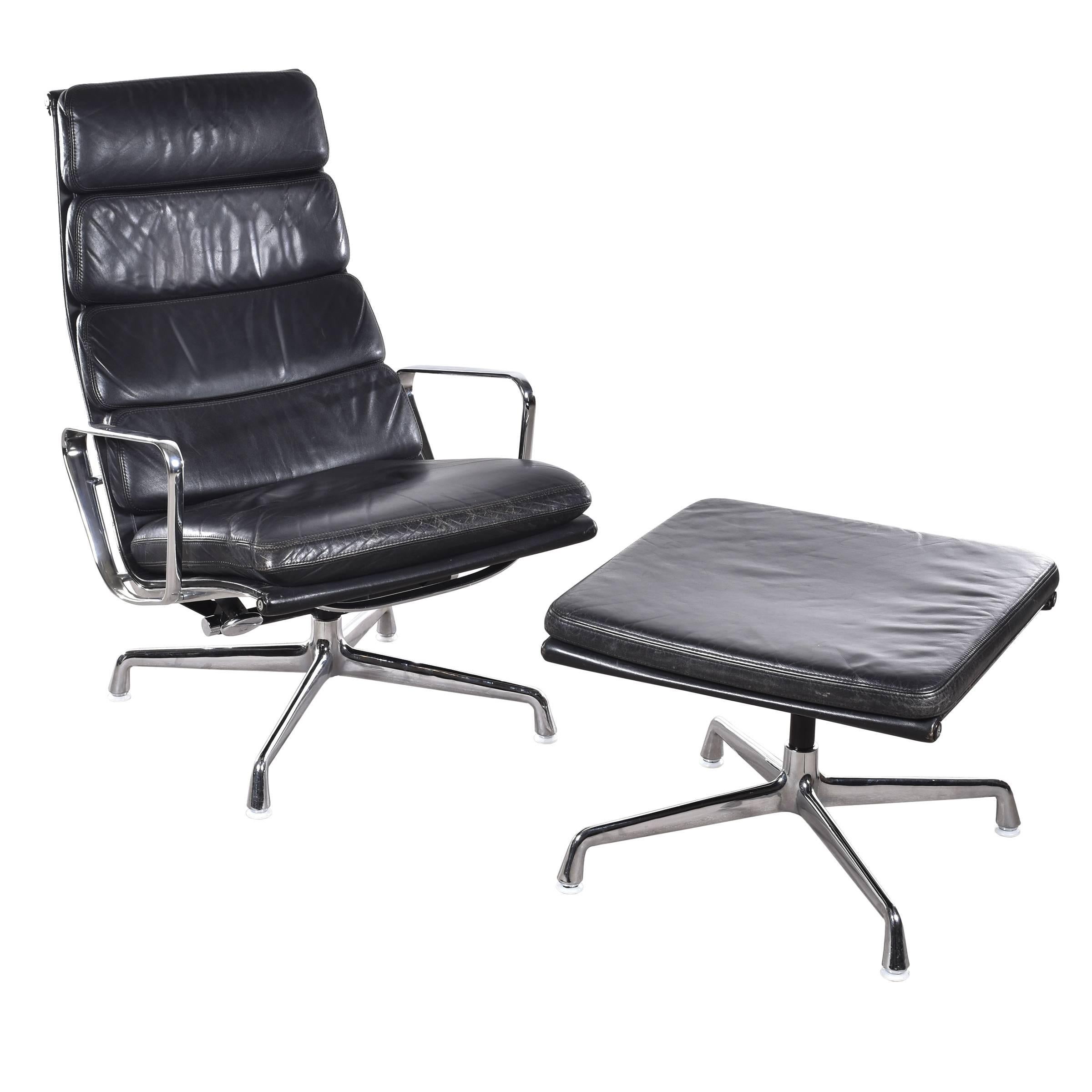 Eames EA222 and EA223 Lounge Soft Pad Herman Miller / Vitra Chair
