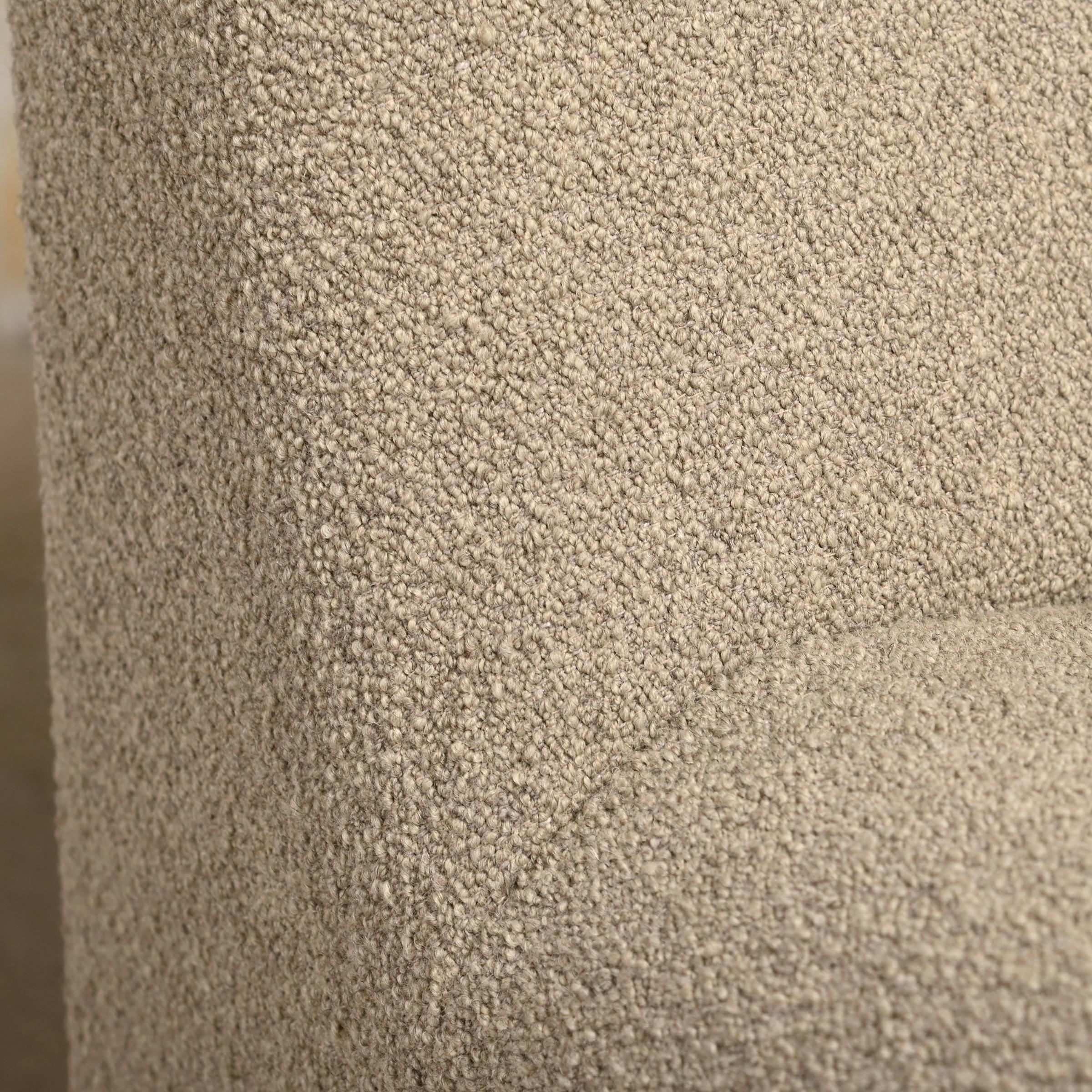 Giancarlo Piretti Alky Lounge Chair in lana bouclé grigio pietra, Anonima Castelli in vendita 5