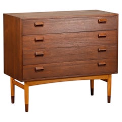 Børge Mogensen early Chest of Drawers in teak and beech, Søborg Møbler Denmark