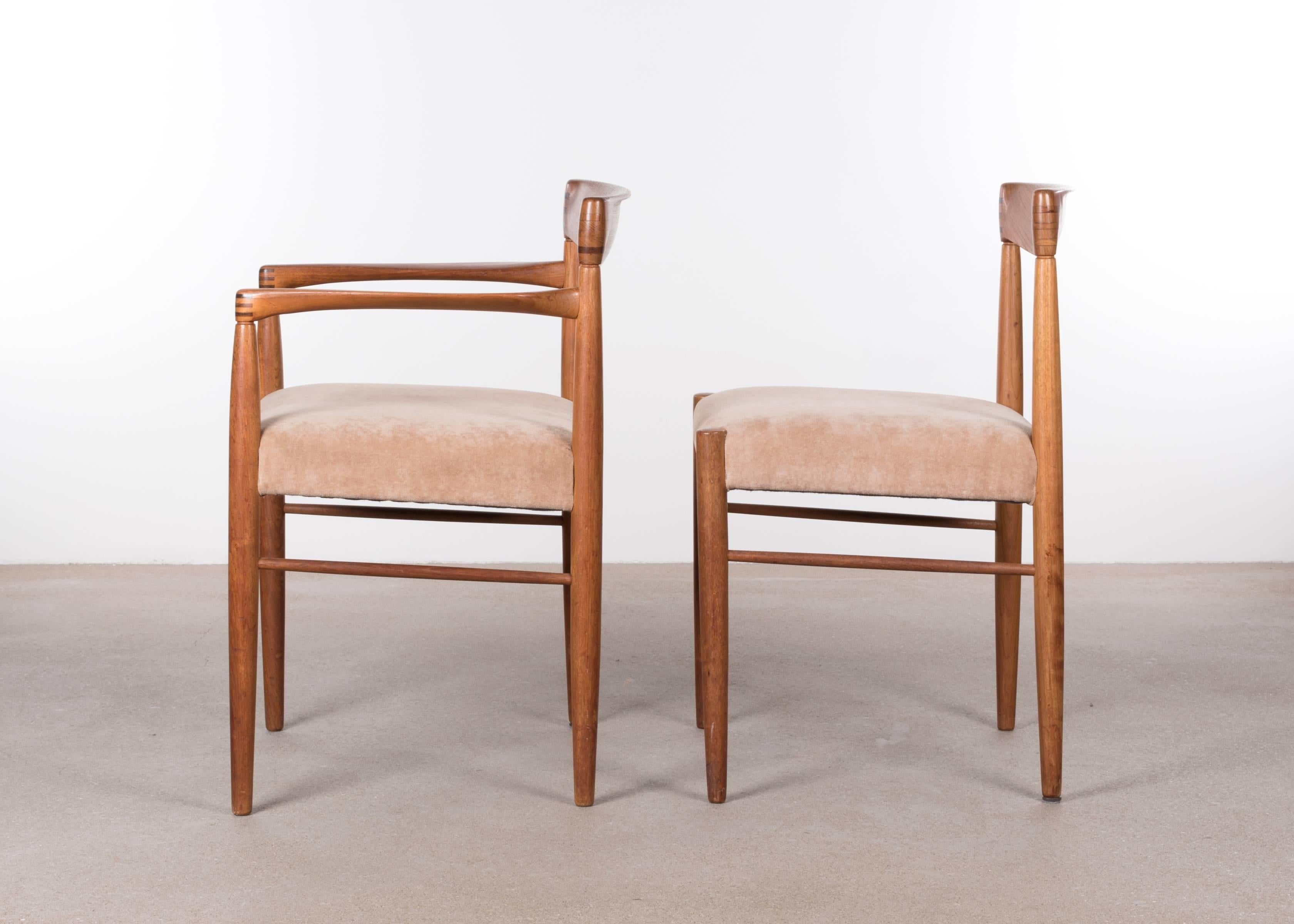 Danish H.W. Klein Teak Dining Chairs for Bramin Mobler, Denmark, 1965