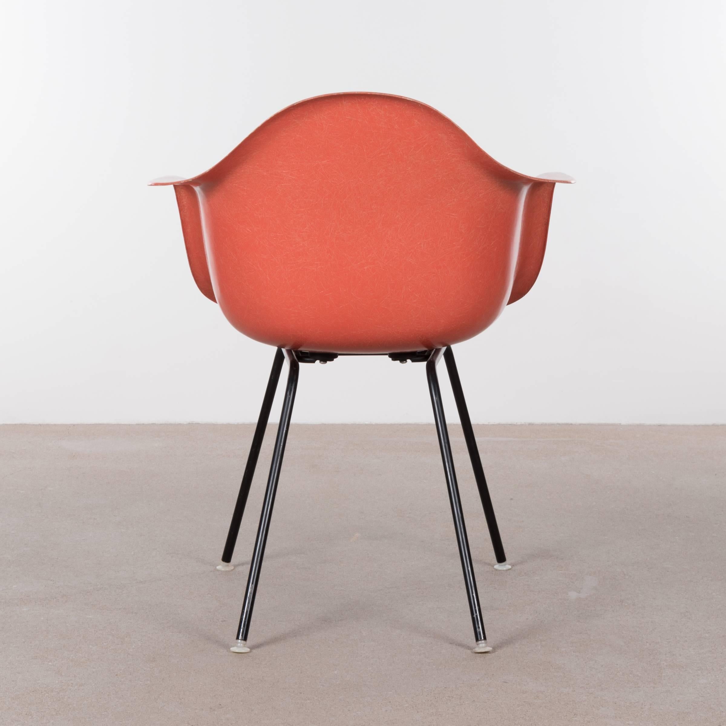 American Eames Salmon Dax Dining Chair for Herman Miller, 1958