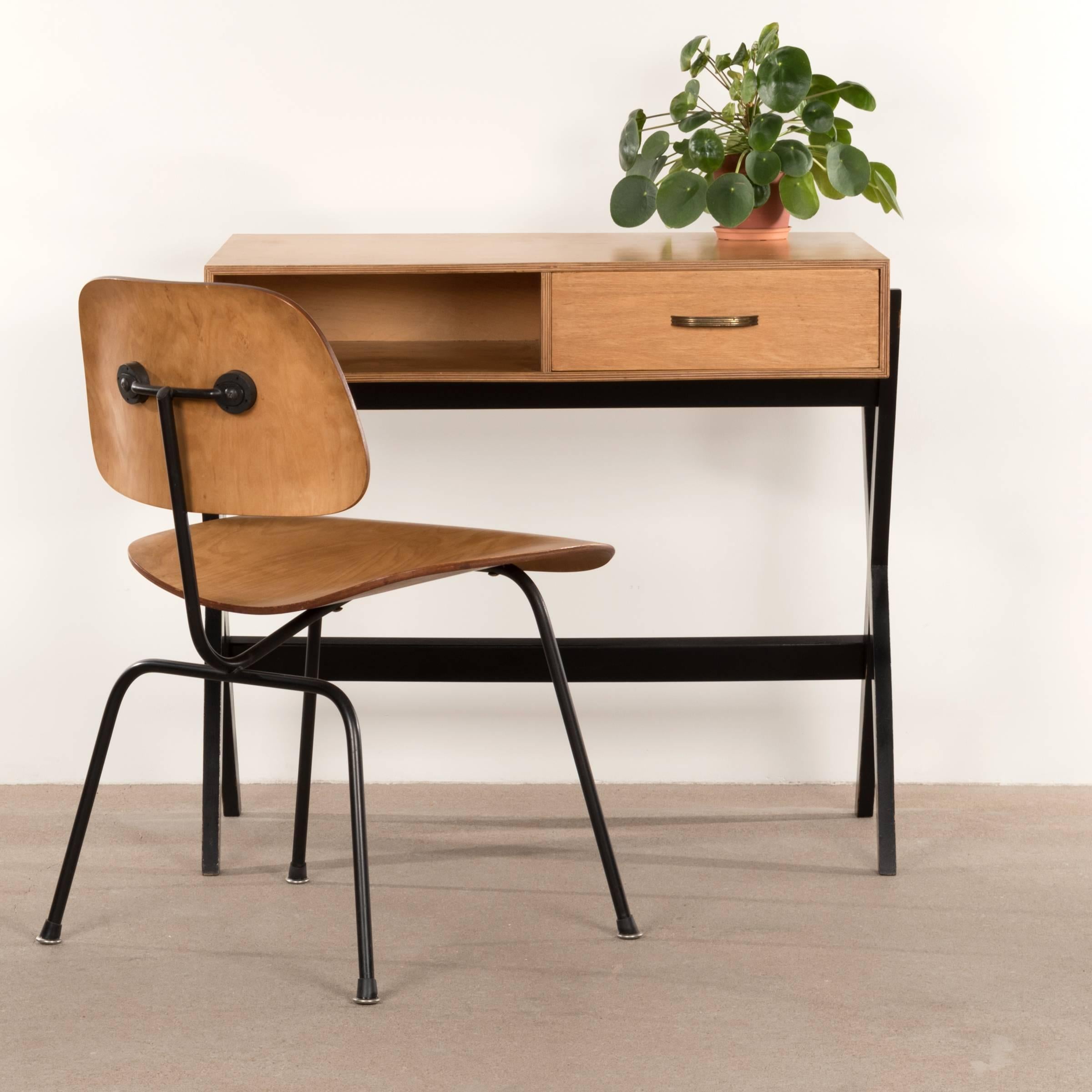 Mid-20th Century Coen de Vries Small Desk for Devo Netherlands, Vintage Dutch Design