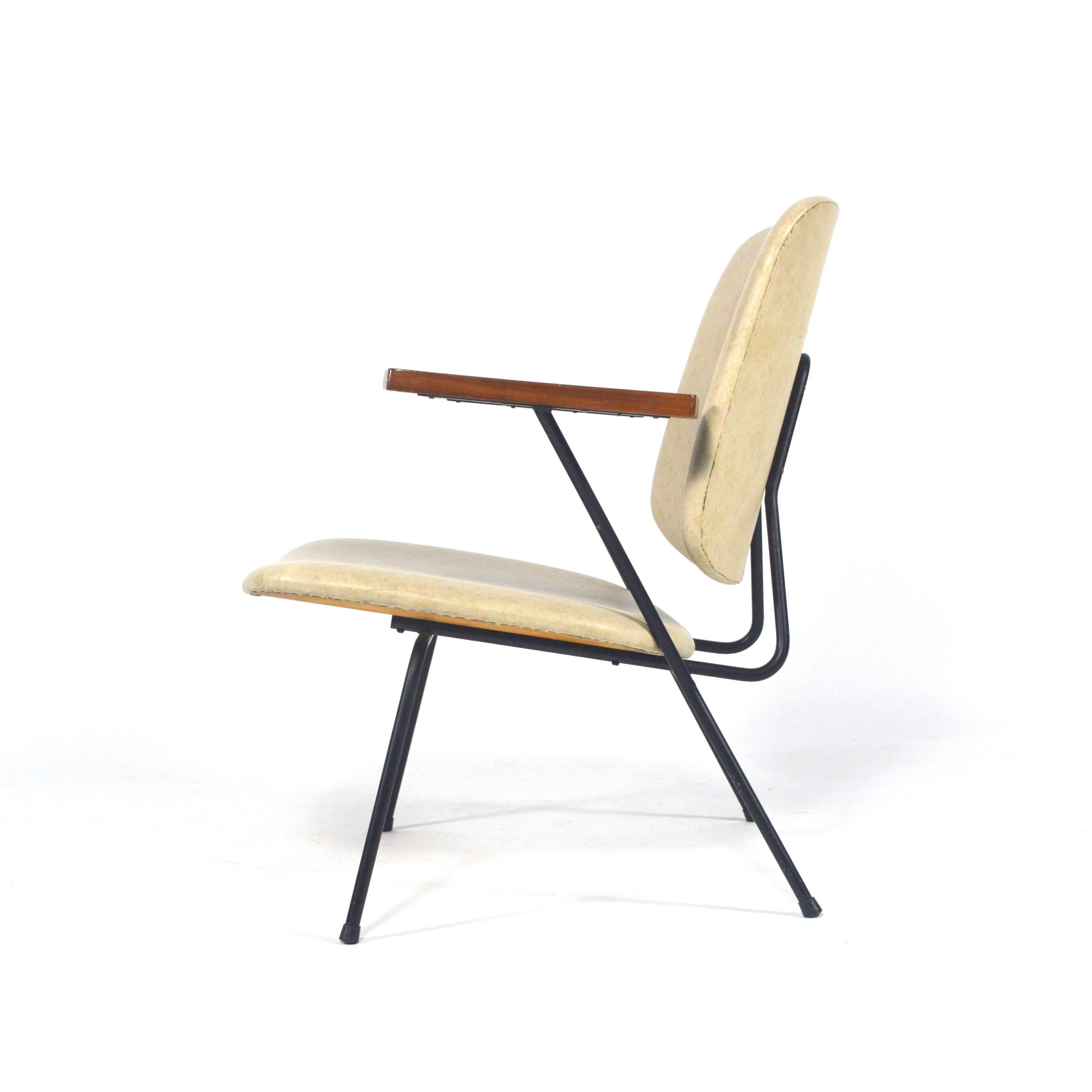 Mid-Century Modern Willem H. Gispen for Kembo Lounge Chair, Netherlands, 1950s