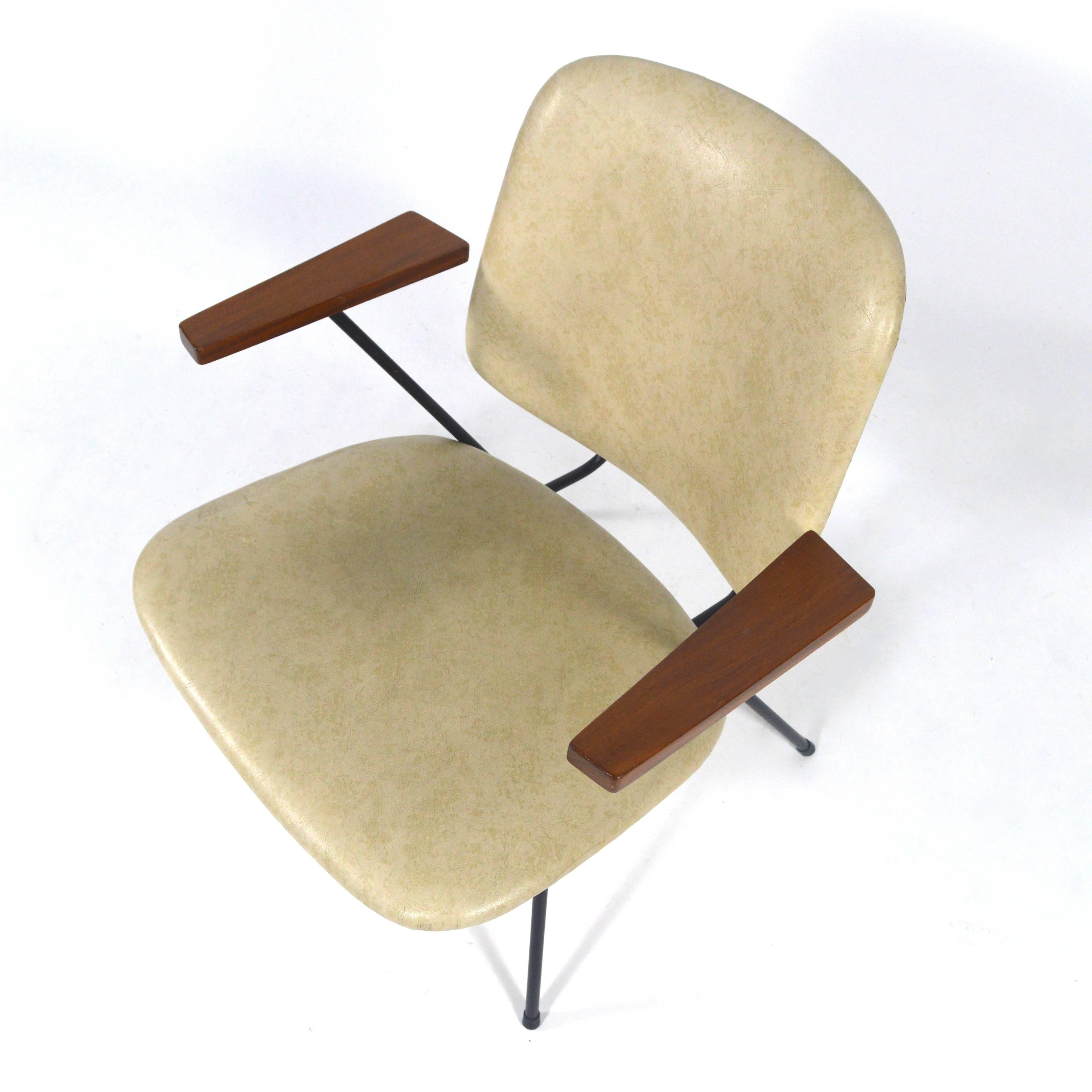 Mid-20th Century Willem H. Gispen for Kembo Lounge Chair, Netherlands, 1950s