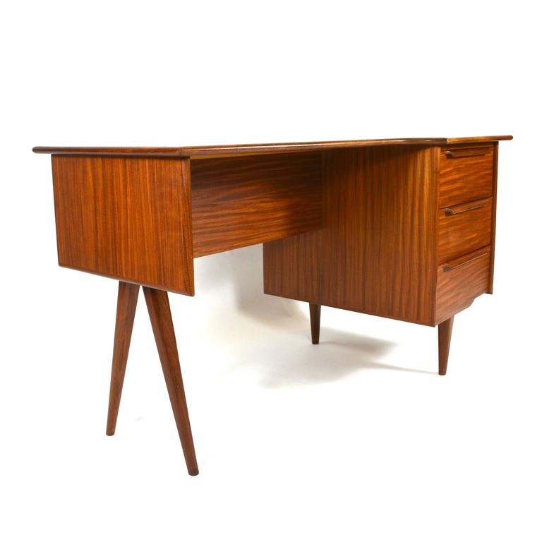 Danish Mid Century Teak Writing Desk Denmark 1950 1960s At 1stdibs This Teak Writing Desk In Excellent Condition Can Be Used As A Stand Alone
