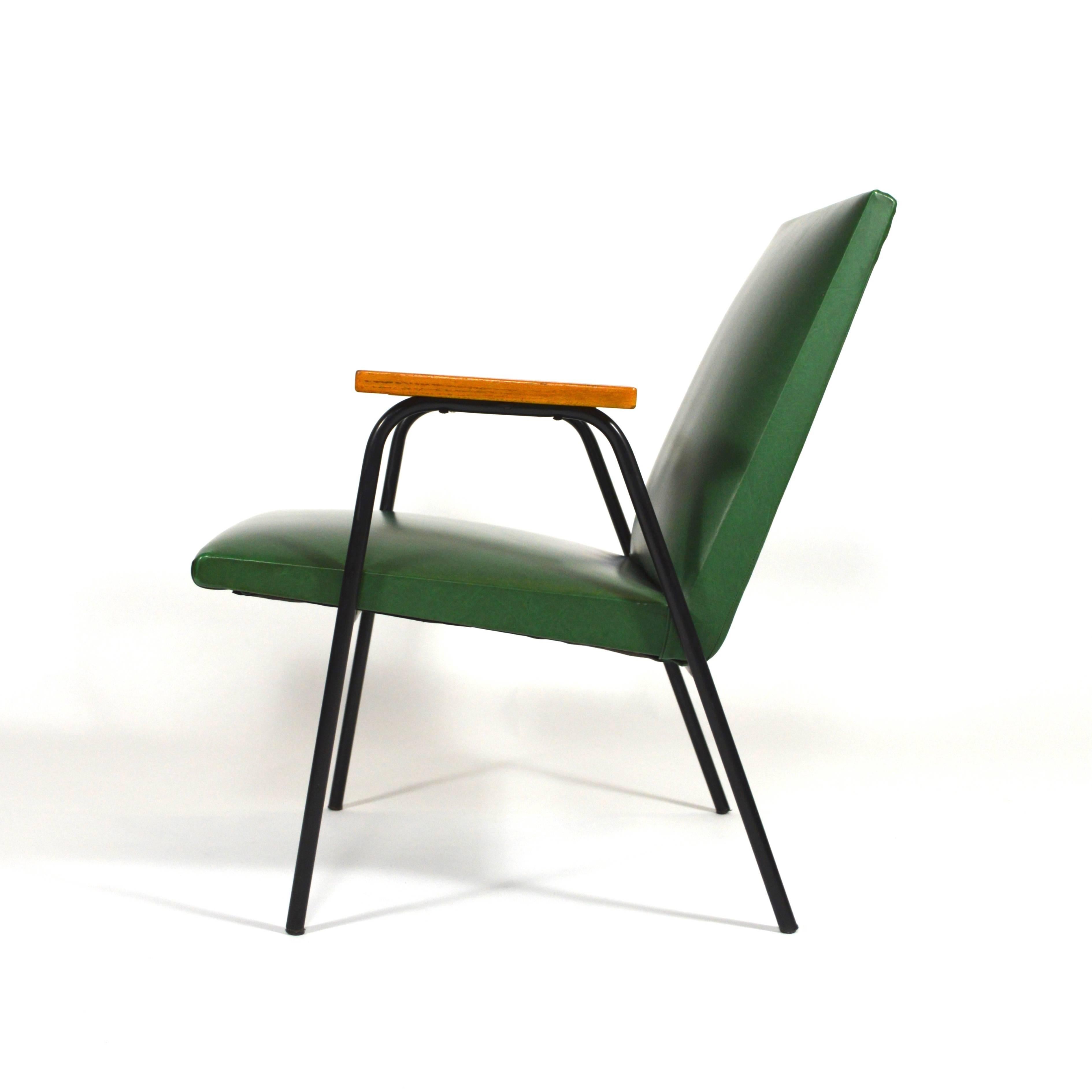 French Pierre Guariche attributed Midcentury Easy Chairs, France