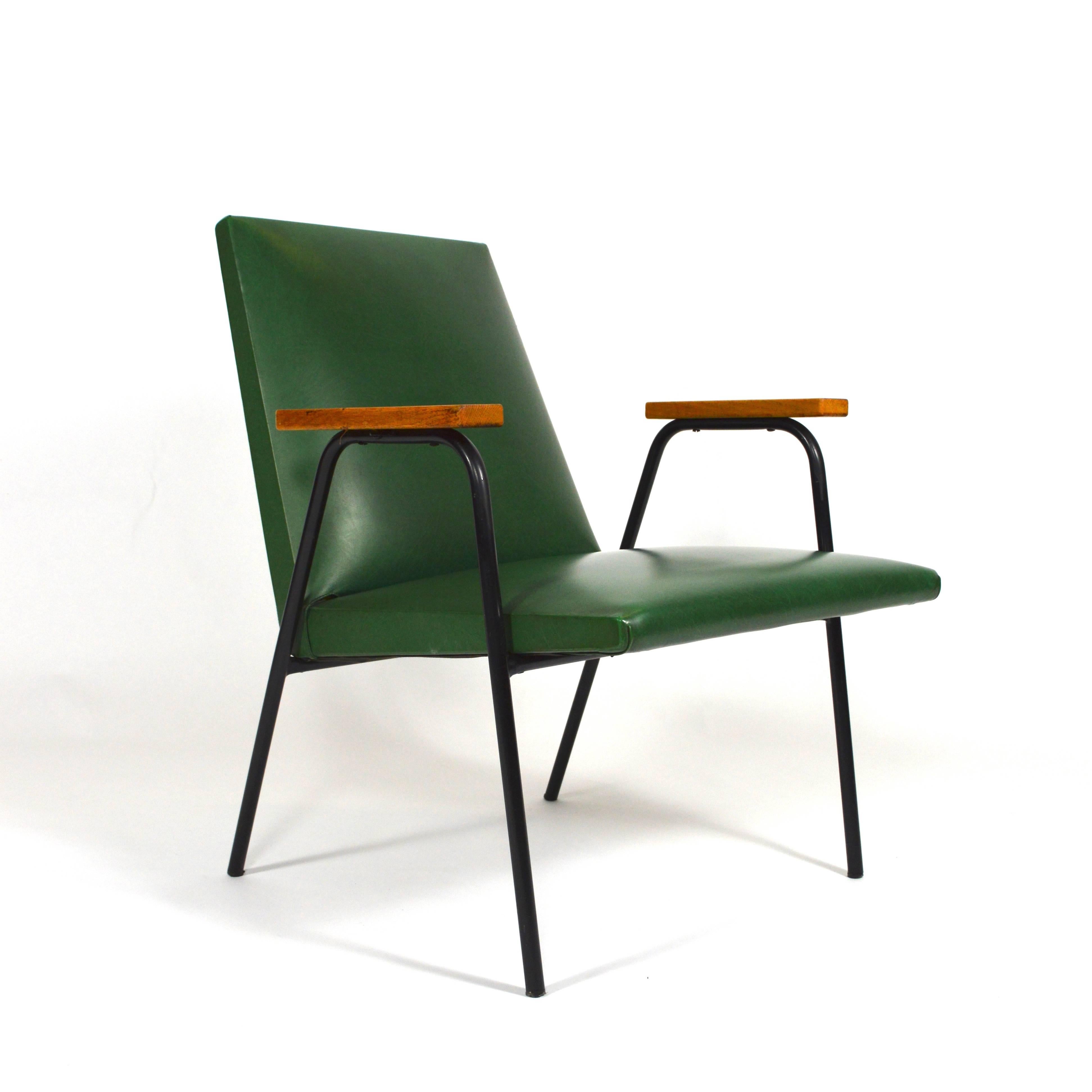 Pierre Guariche attributed Midcentury Easy Chairs, France In Excellent Condition In Pijnacker, Zuid-Holland