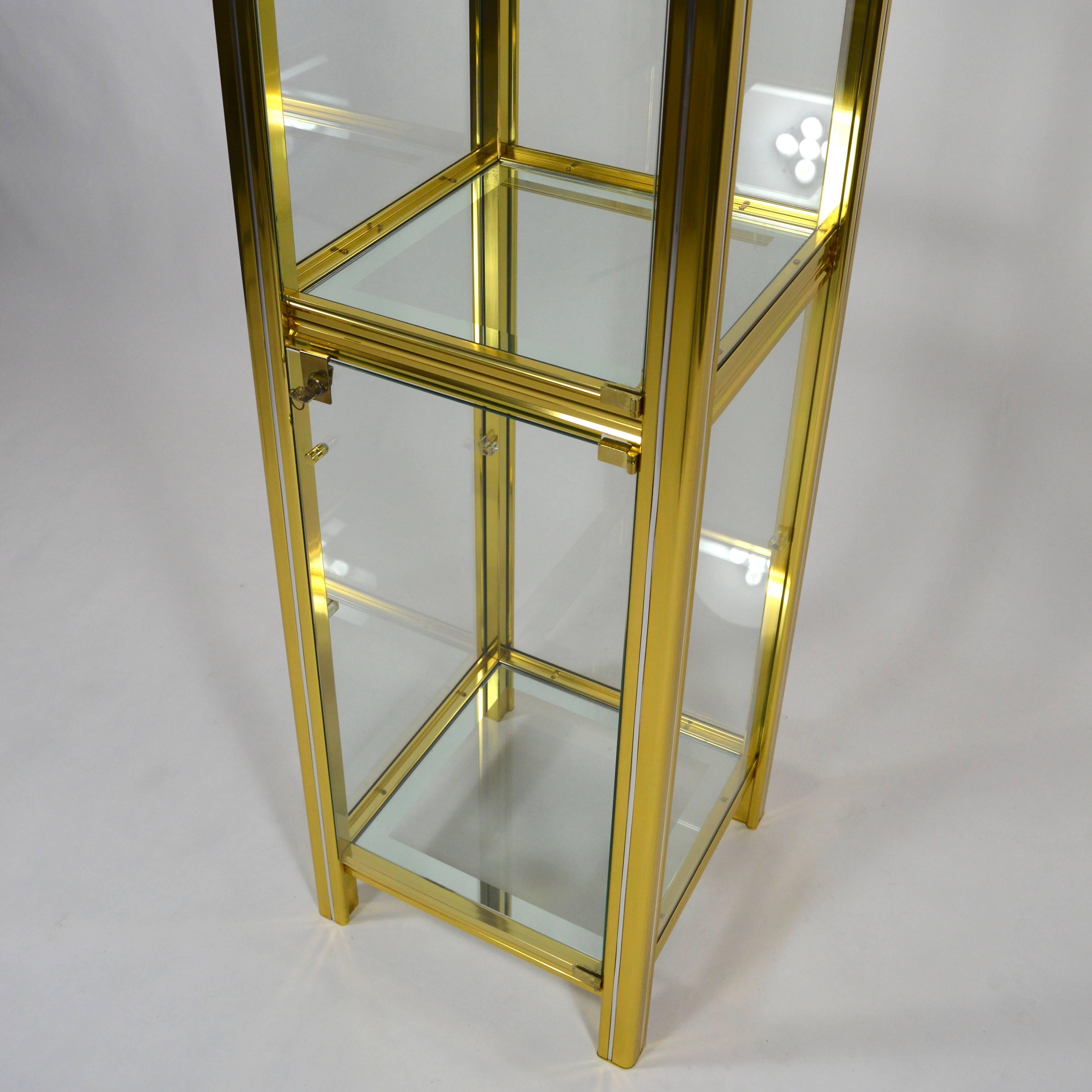 Midcentury Italian Brass Showcase 4