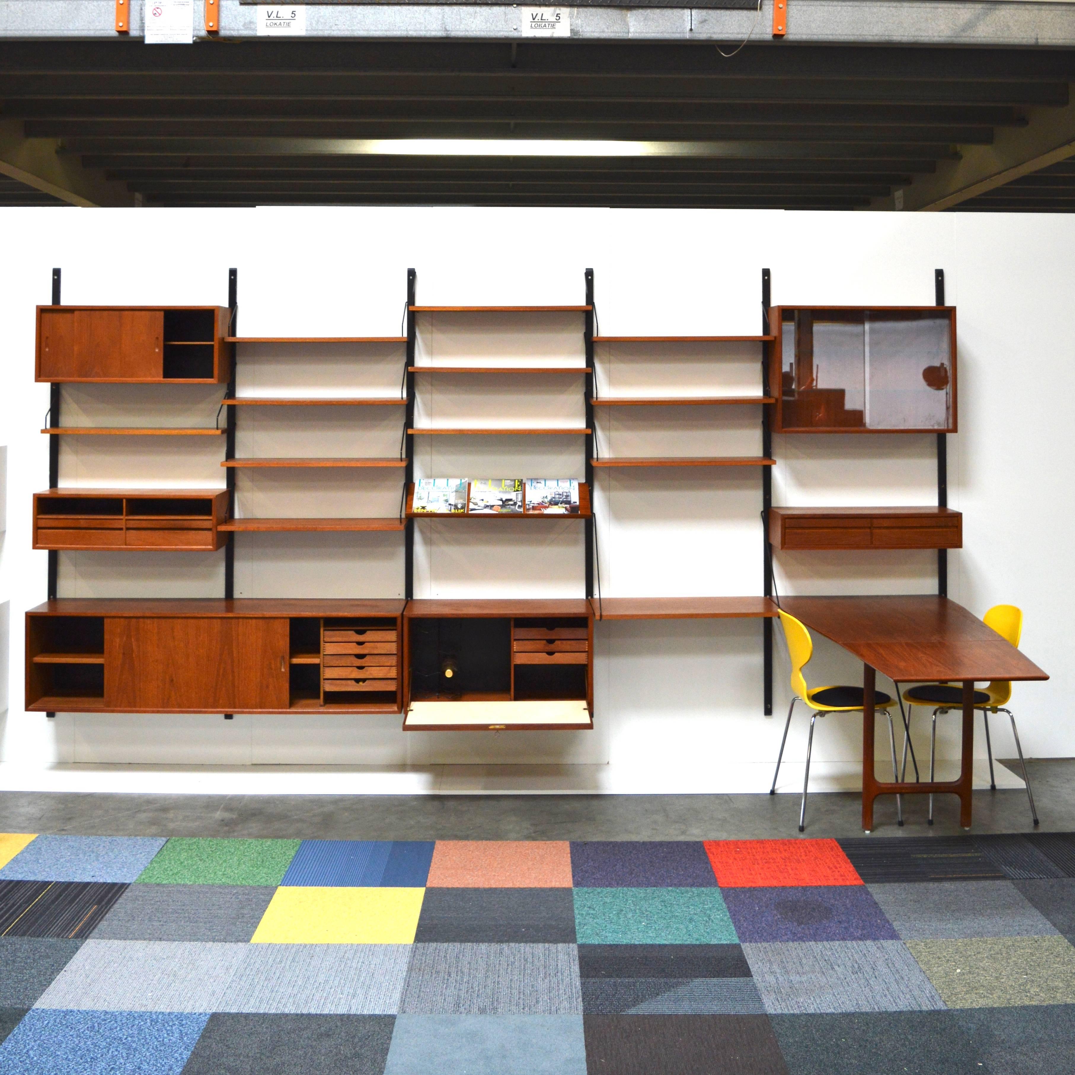 Danish Exclusive Poul Cadovius 'Royal' Wall Unit