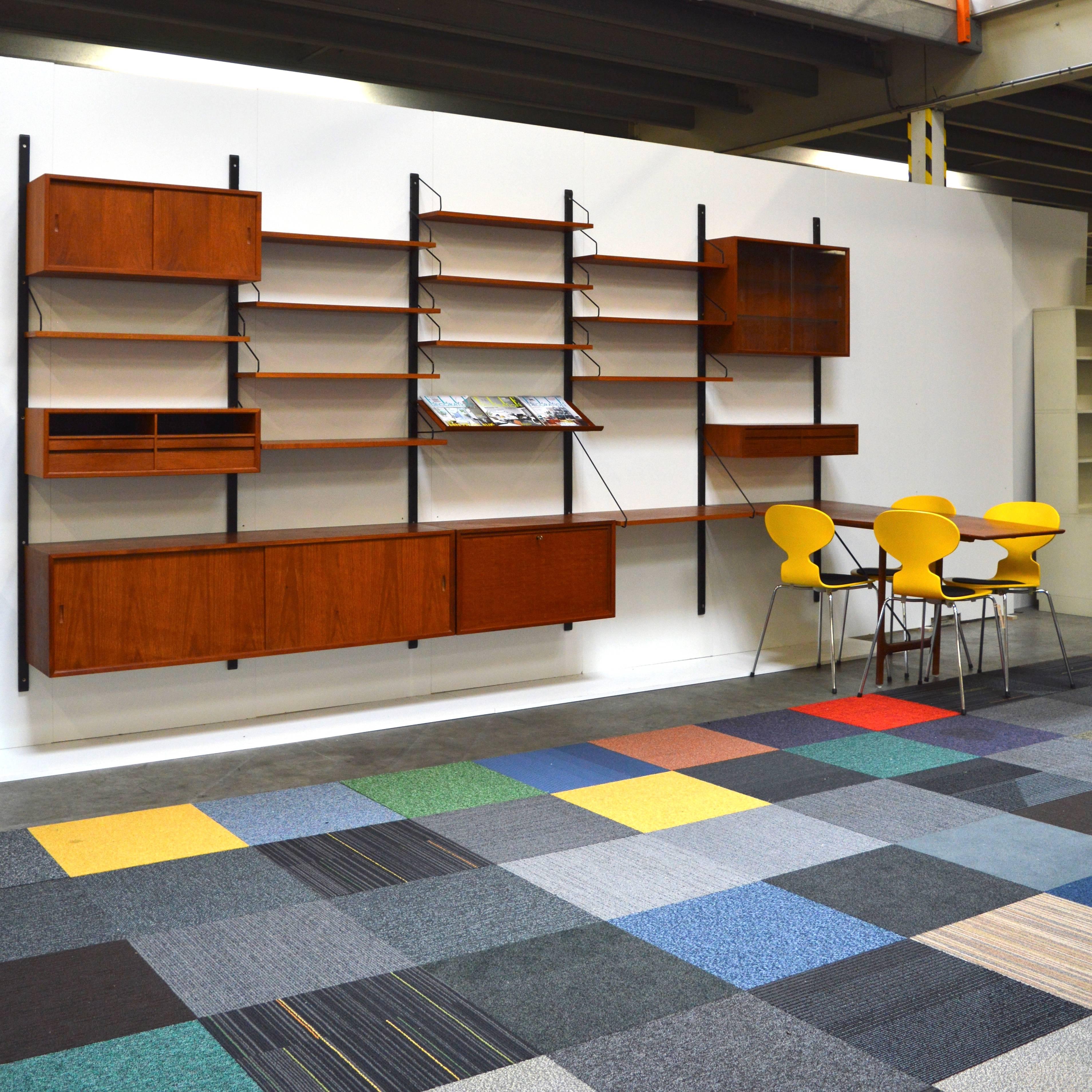 Mid-20th Century Exclusive Poul Cadovius 'Royal' Wall Unit