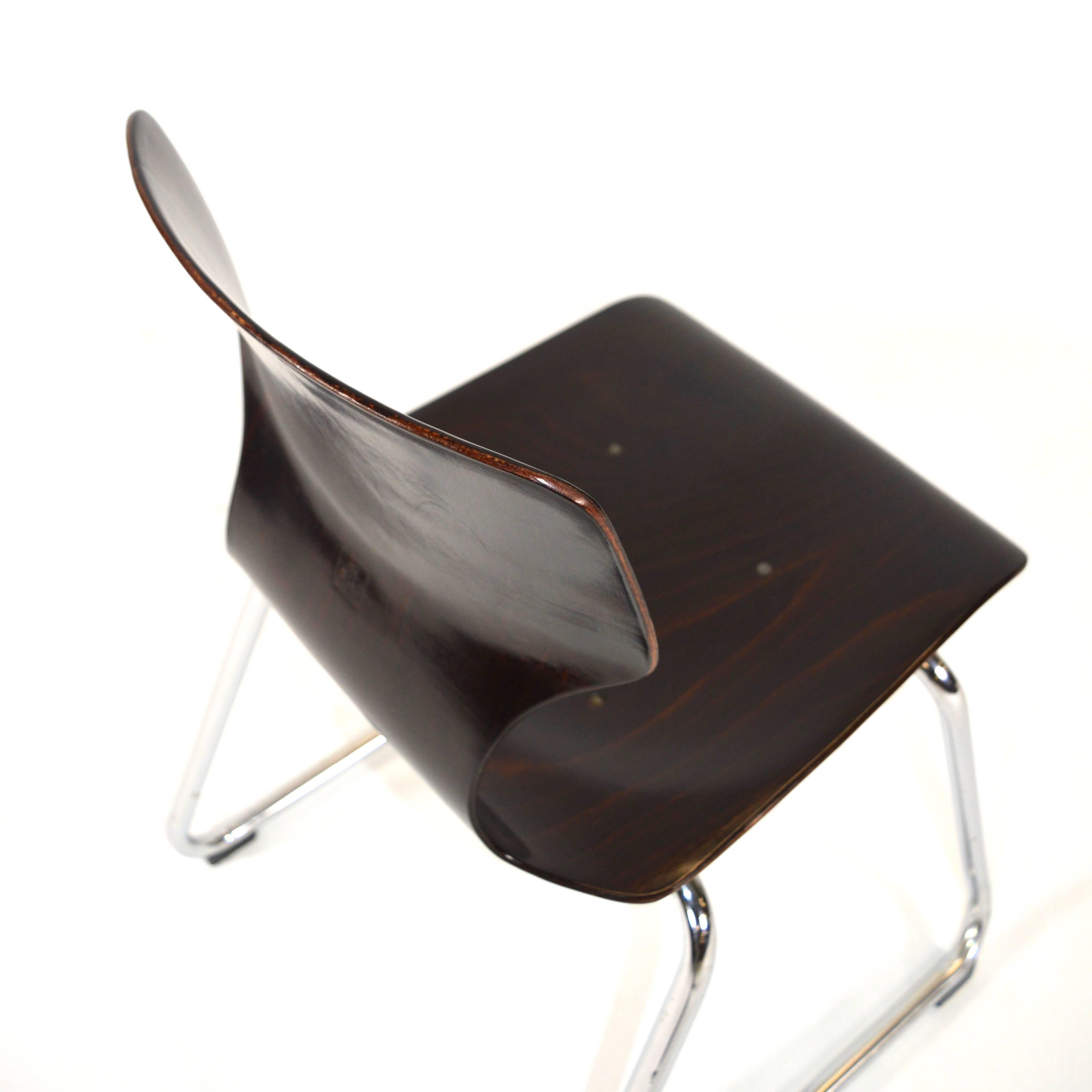Mid-20th Century Flötotto Pagholz Stacking Chairs, Germany, circa 1970