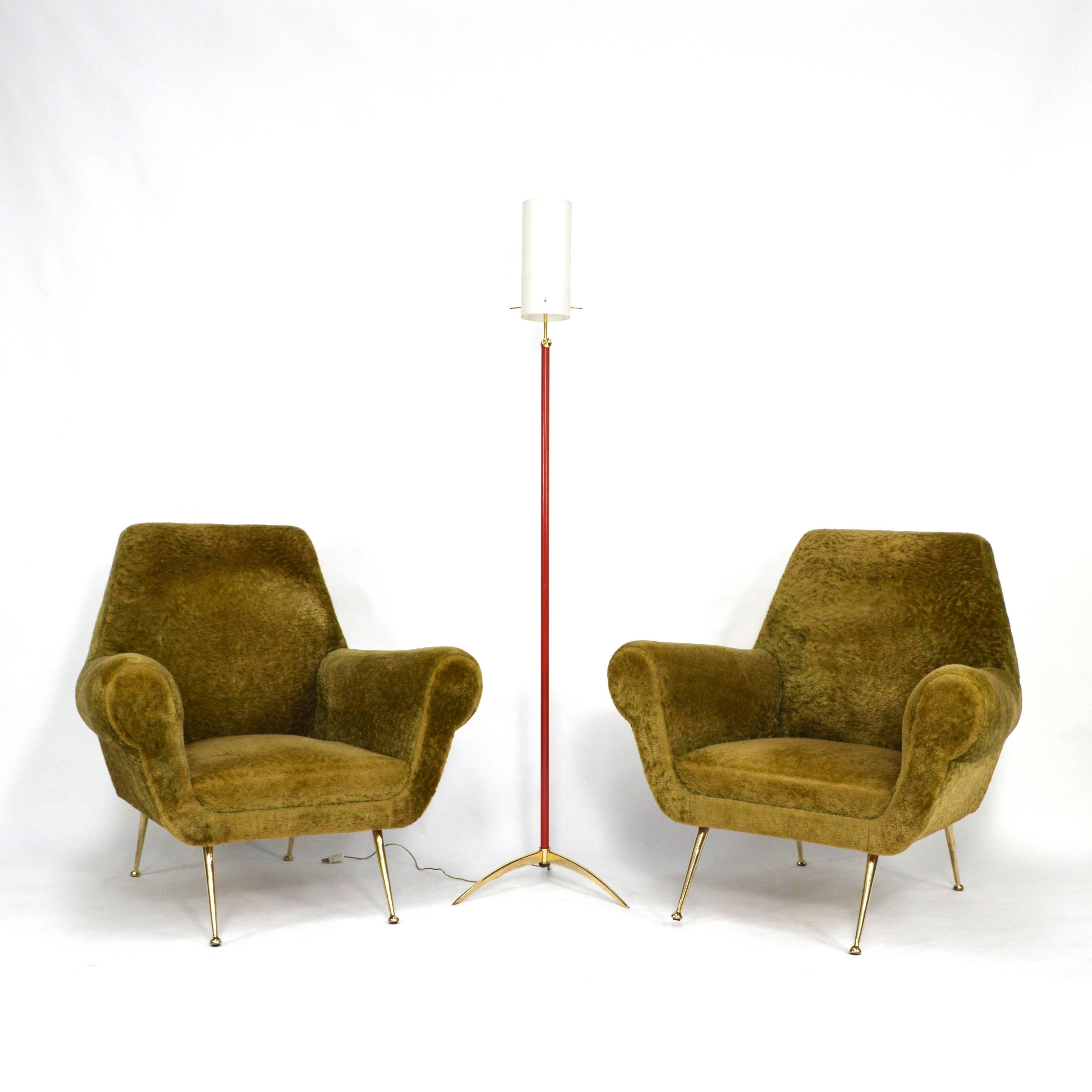 Rare Set of Gigi Radice Lounge Chairs and Side Chairs, Italy, 1950s 2