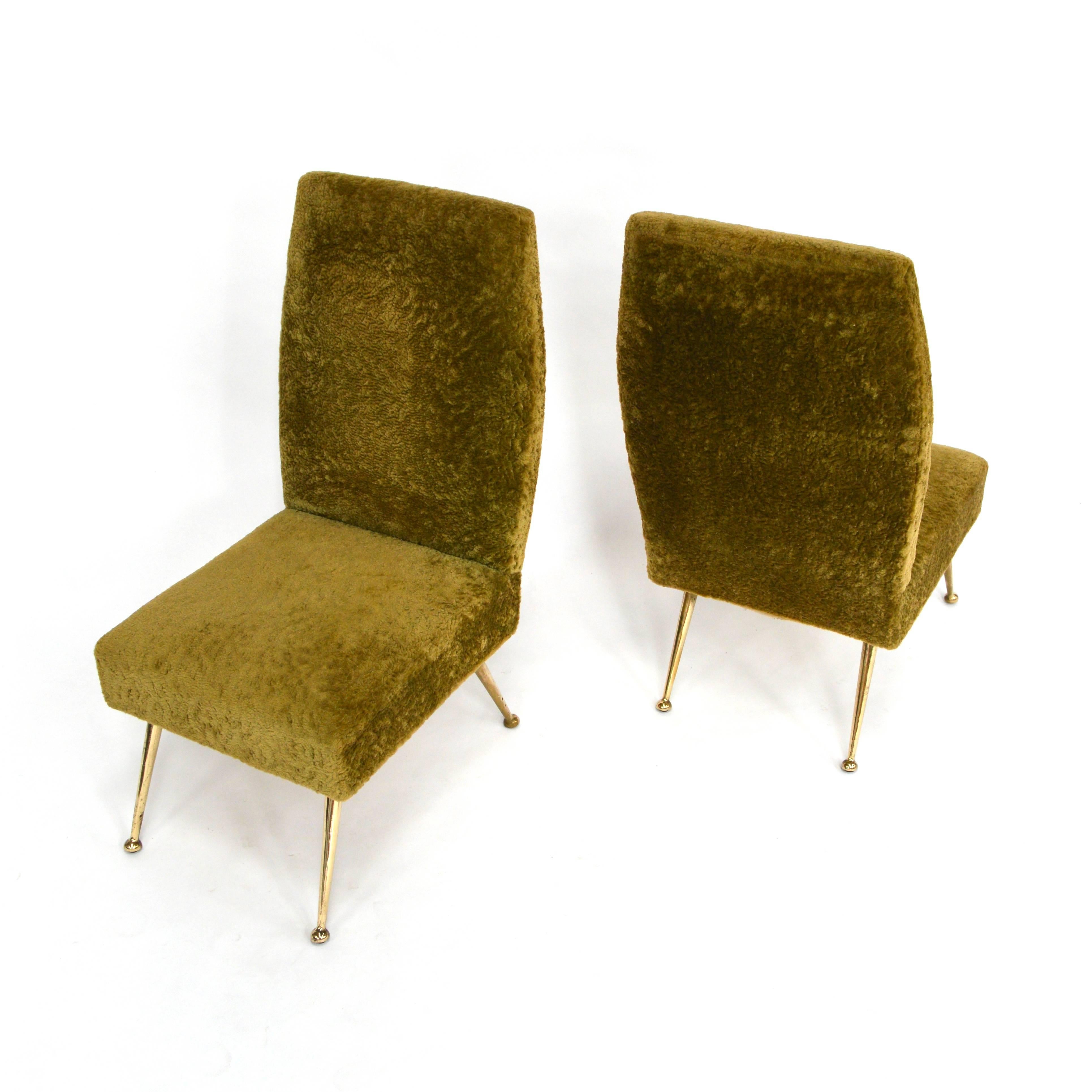 Rare Set of Gigi Radice Lounge Chairs and Side Chairs, Italy, 1950s 1