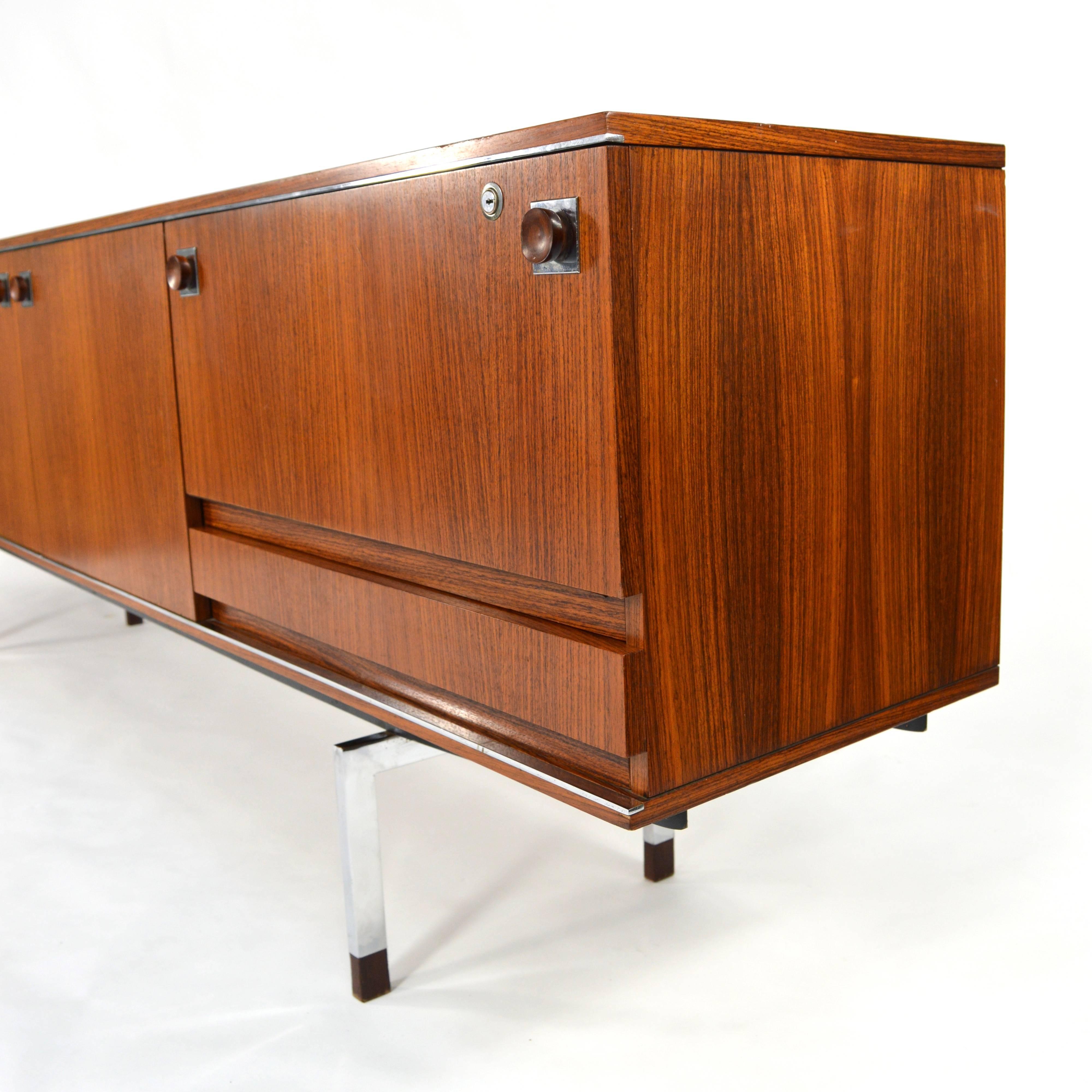 Mid-20th Century Large Alfred Hendrickx for Belform Sideboard, Belgium, circa 1950