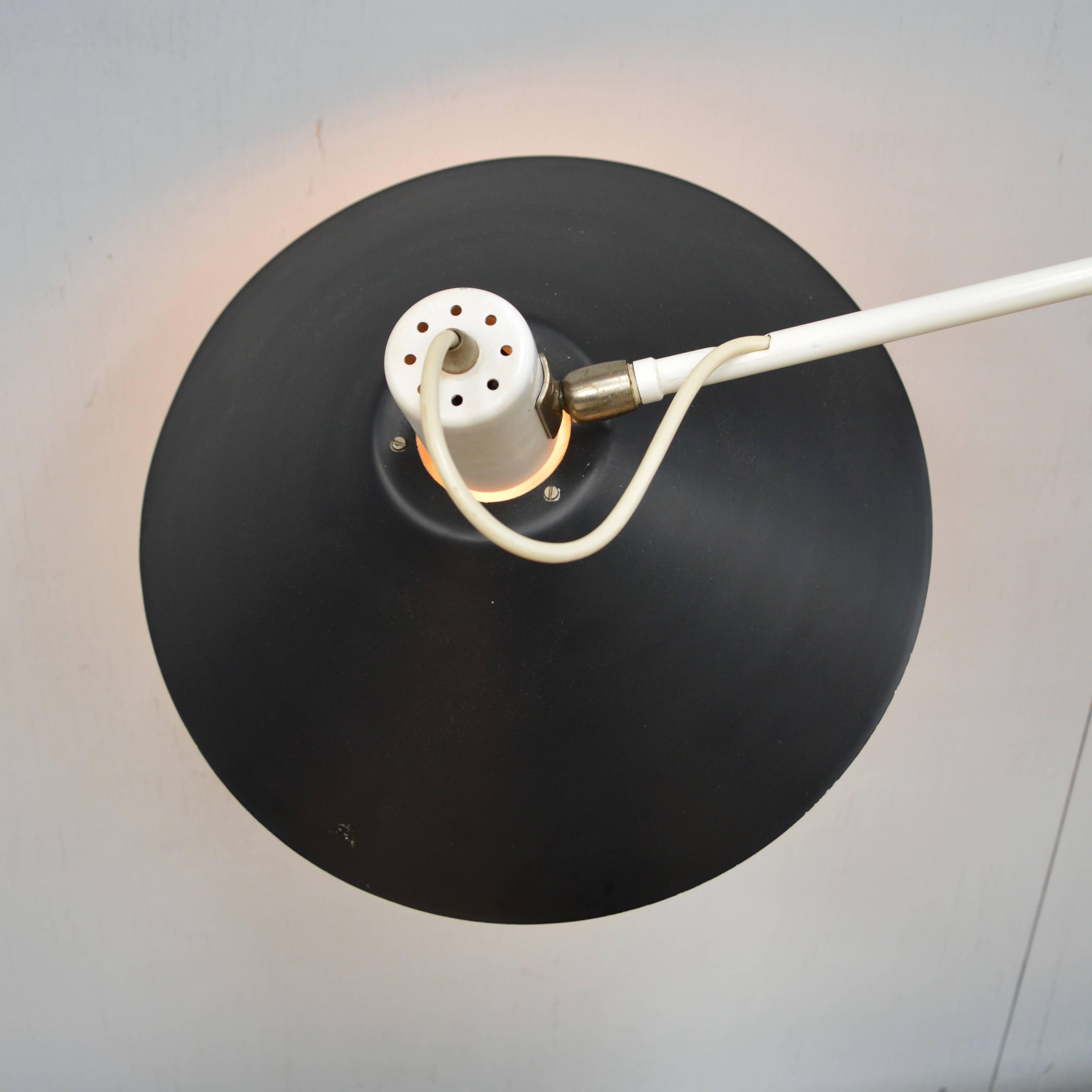Metal J. J. M. Hoogervorst for Anvia Counter Balance Ceiling Lamp, Netherlands