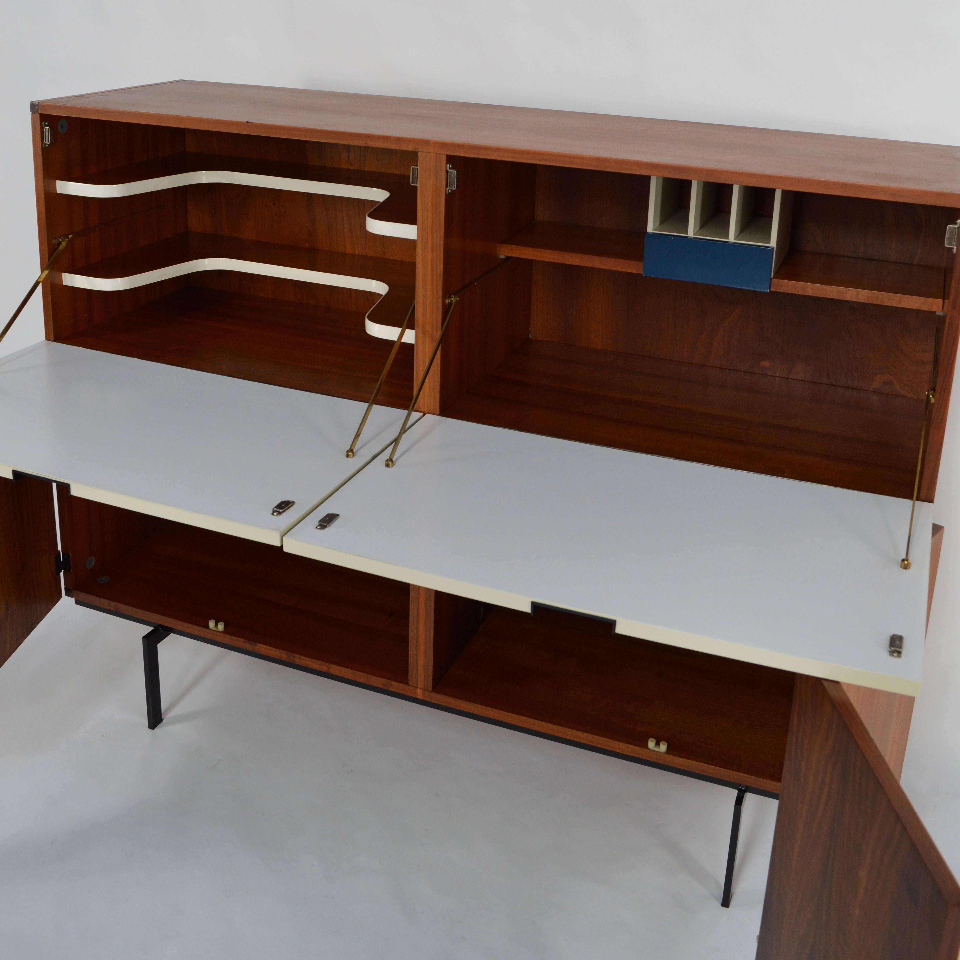 Mid-20th Century CU07 Highboard by Cees Braakman for Ums Pastoe, Netherlands, 1950s