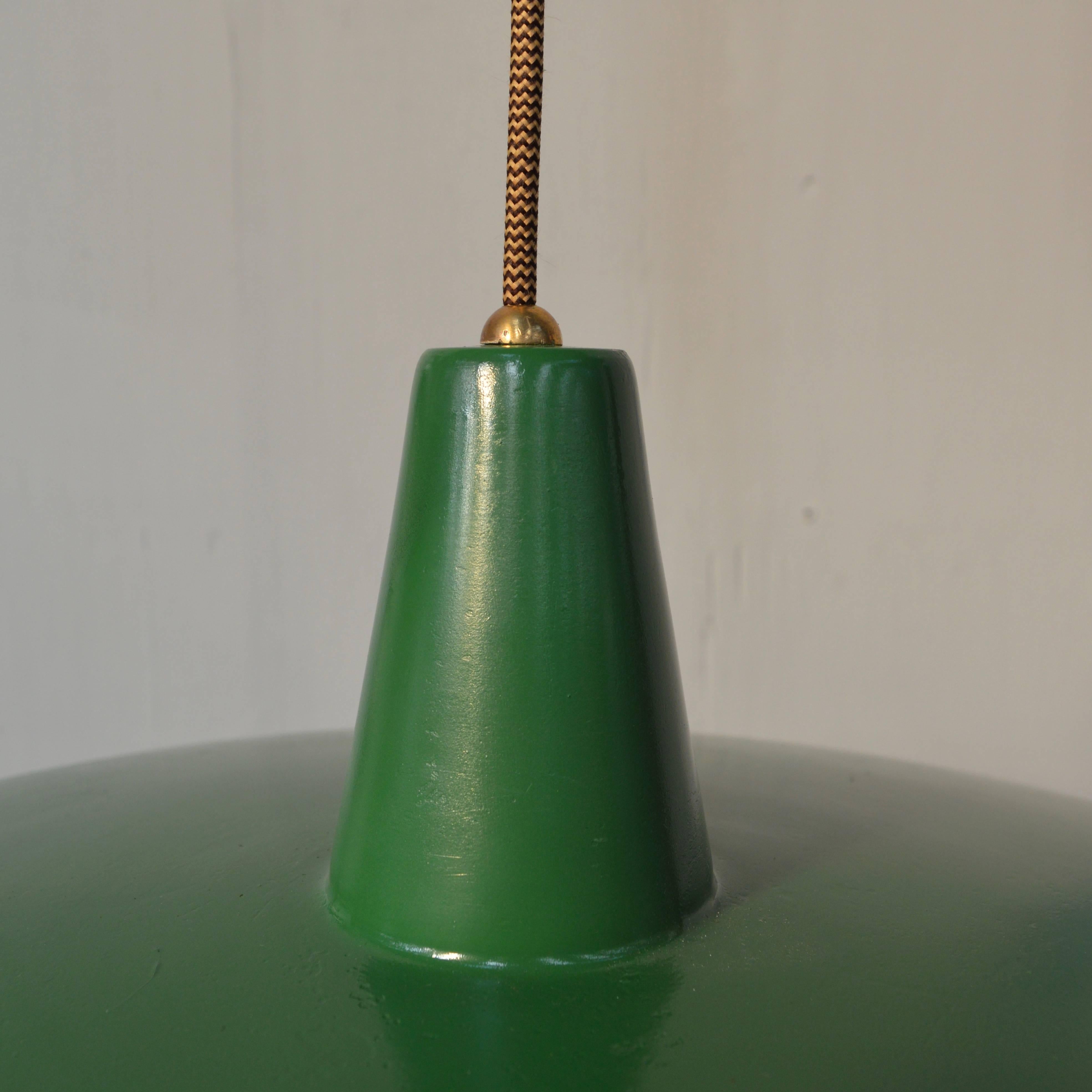Mid-20th Century Stilnovo Pendant Counter Balance Ceiling Lamp, Italy, 1950s