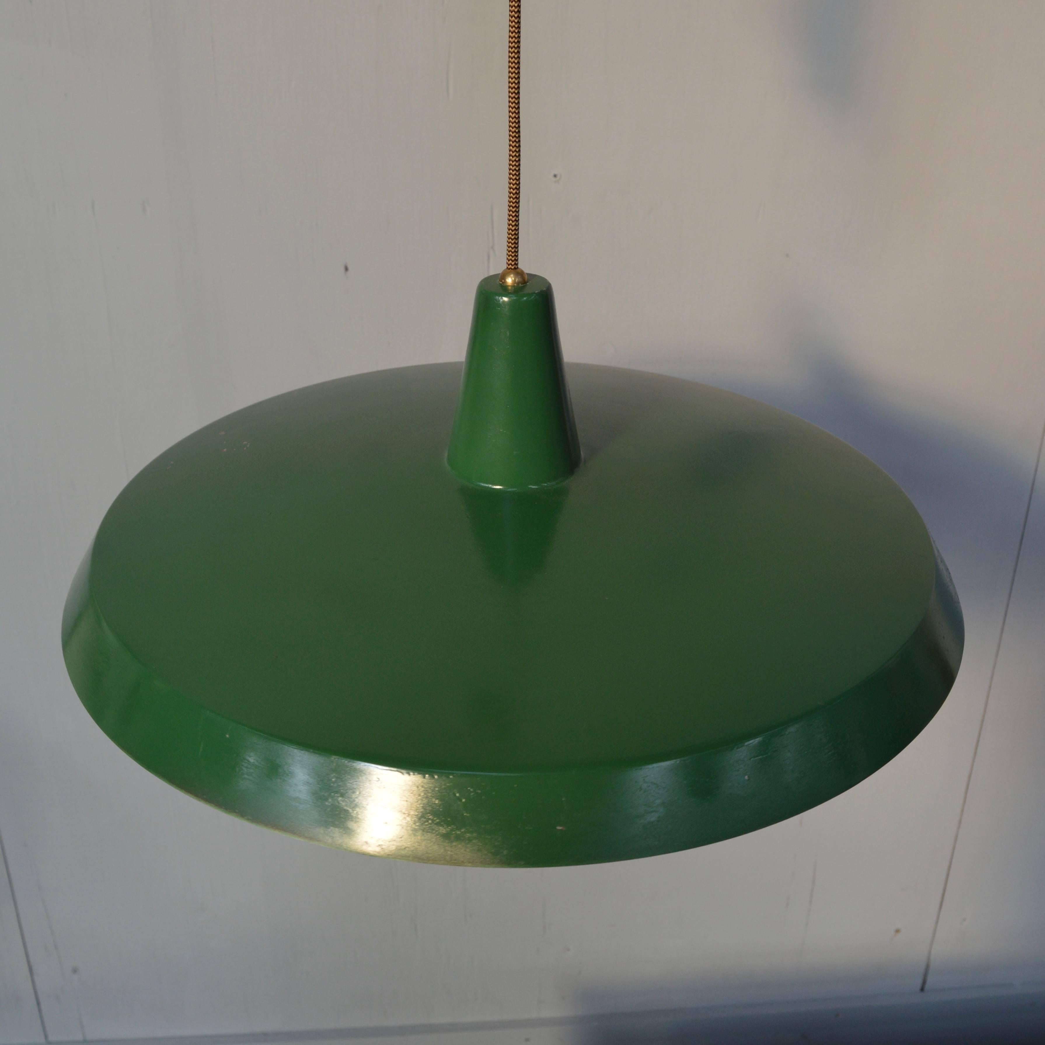Stilnovo Pendant Counter Balance Ceiling Lamp, Italy, 1950s 1