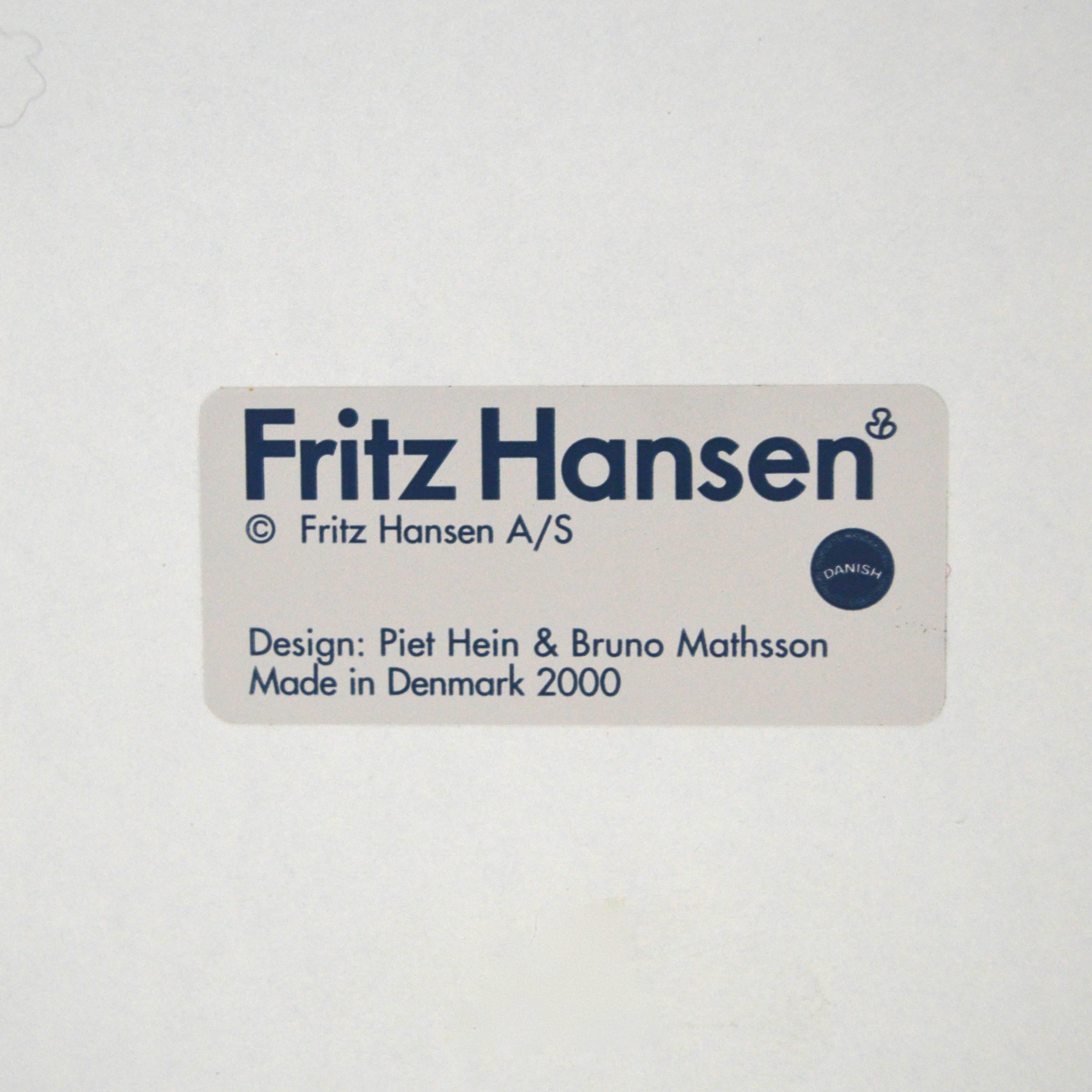 Mid-20th Century Super Ellipse Dining Table by Piet Hein and Bruno Mathsson for Fritz Hansen