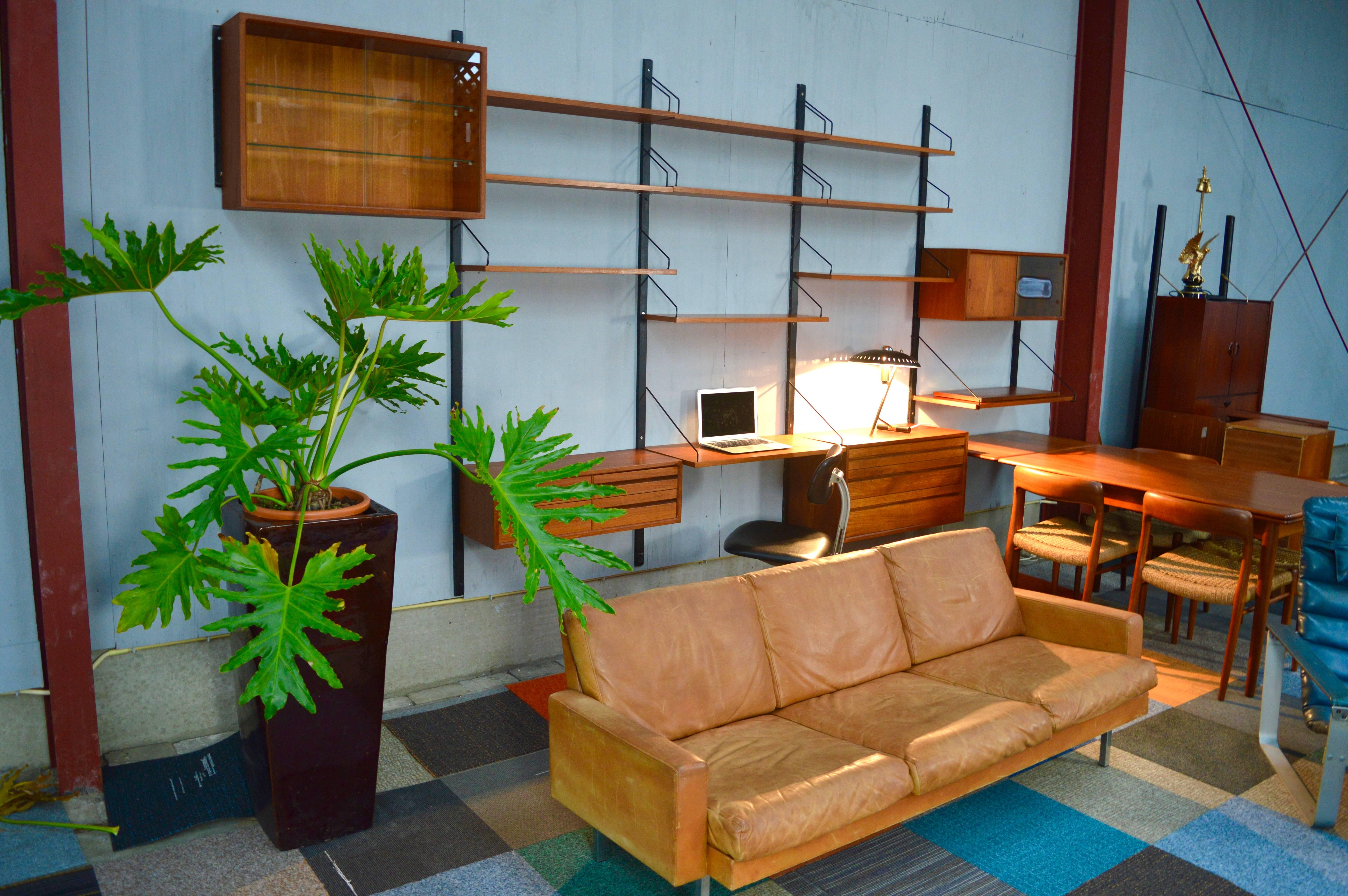 Scandinavian Modern Poul Cadovius Teak Royal Wall Unit, Denmark, circa 1960