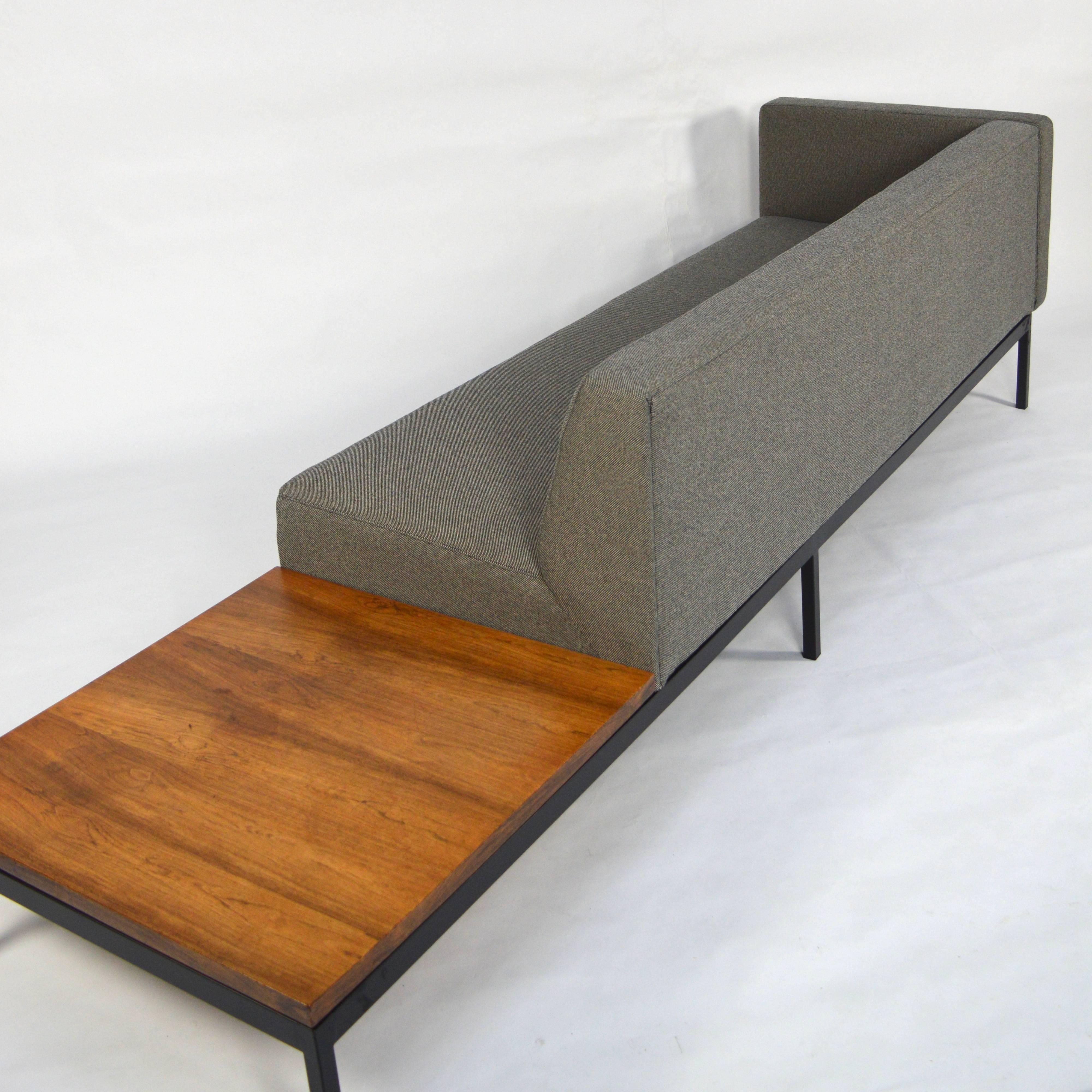 Metal Kho Liang Ie for Artifort 070 Series Sofa with Rosewood Coffee Table, 1960s