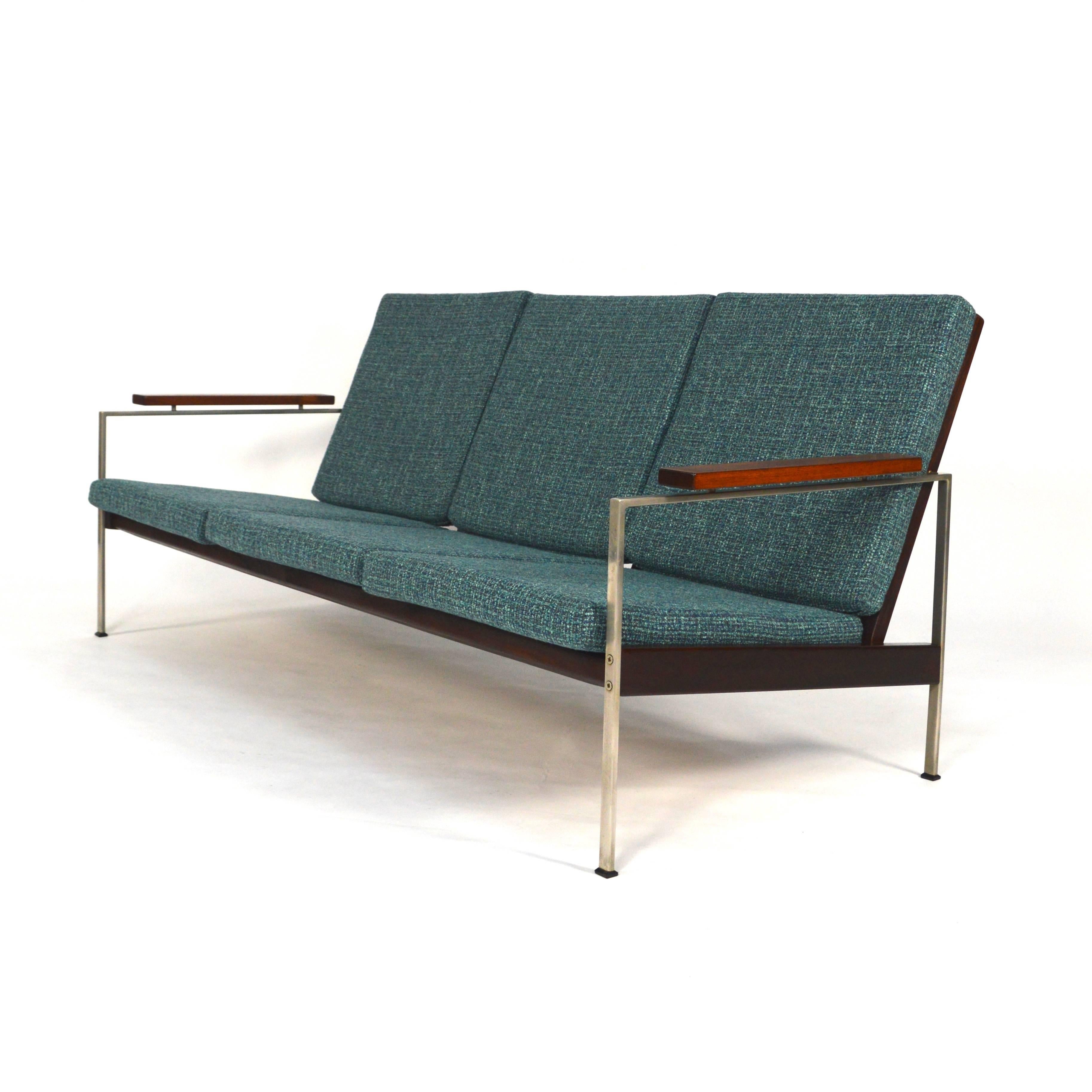 European Brazilian Rosewood Three-Seat Sofa by Rob Parry for Gelderland, 1960s