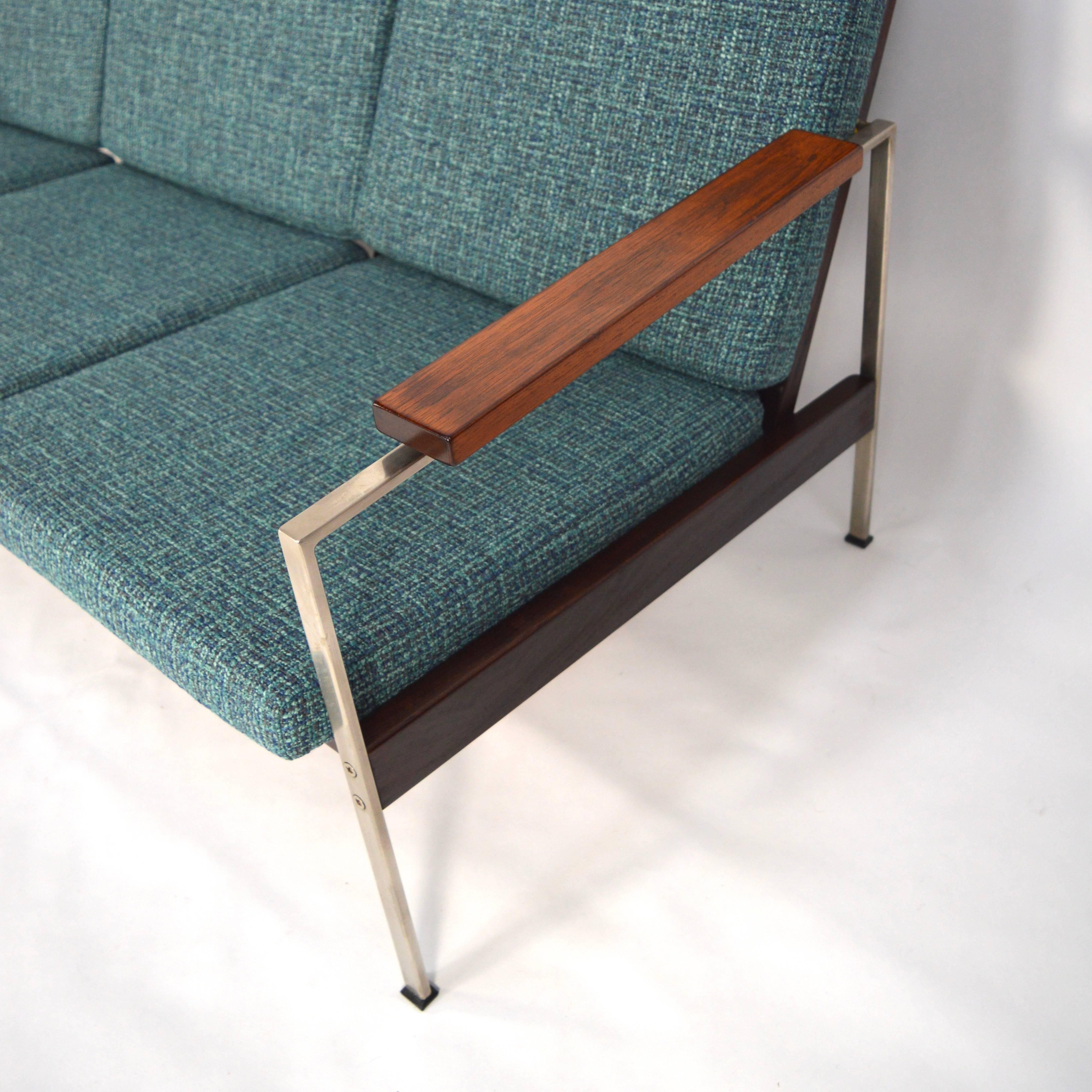 Mid-20th Century Brazilian Rosewood Three-Seat Sofa by Rob Parry for Gelderland, 1960s