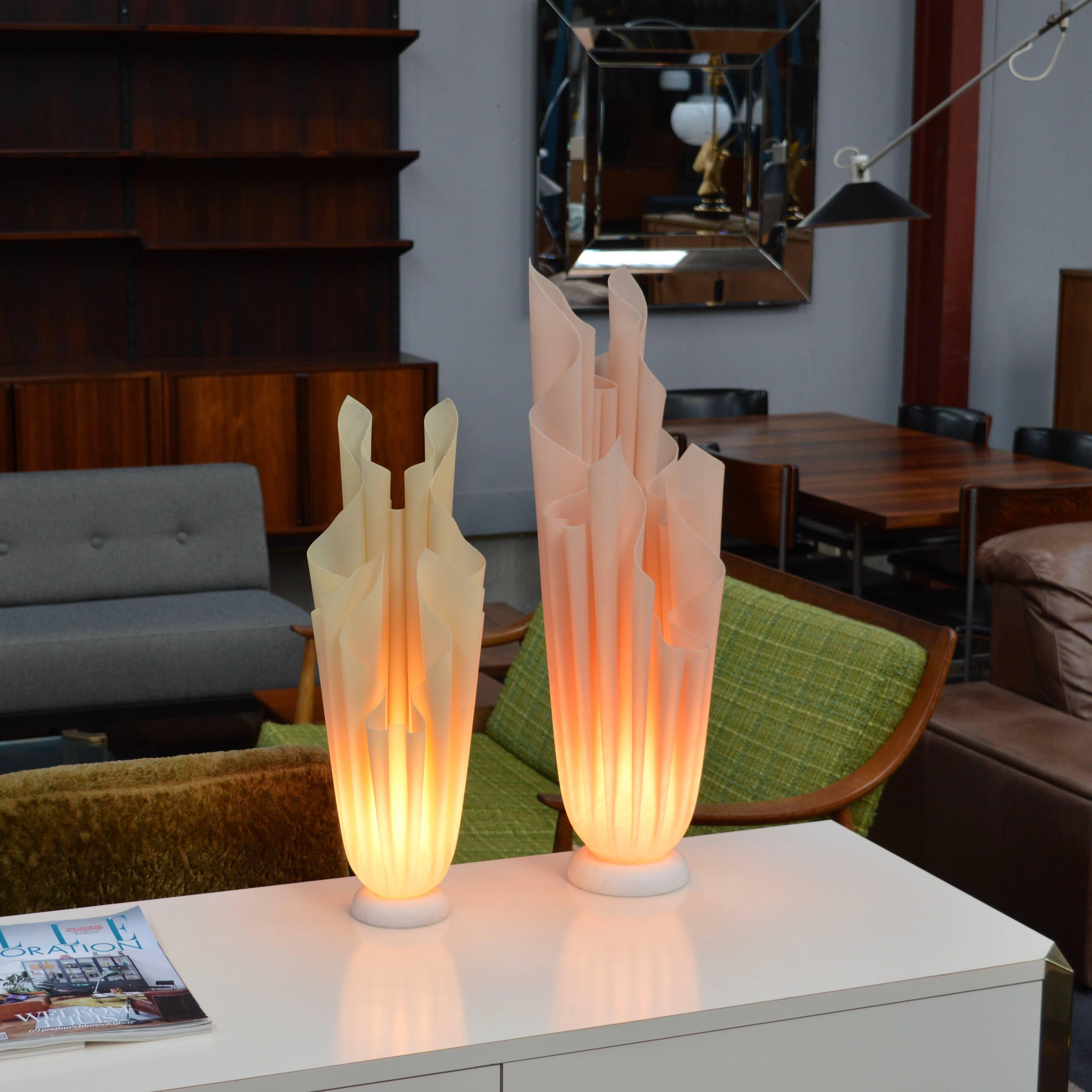 Mid-Century Modern Pair of Athena Table Lamps by Georgia Jacob, 1970s