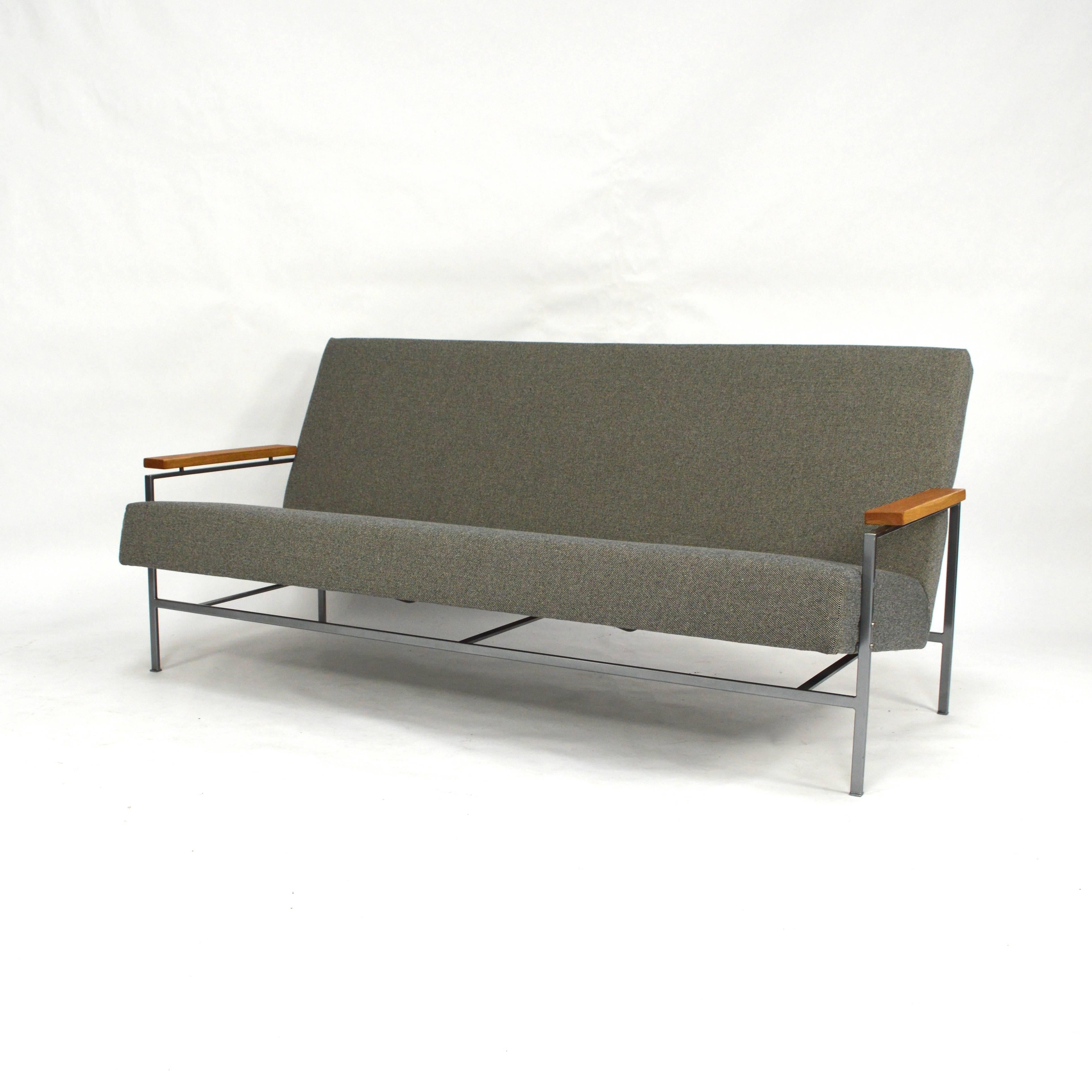 Dutch Reupholstered Sofa by Rob Parry for Gelderland, 1950s