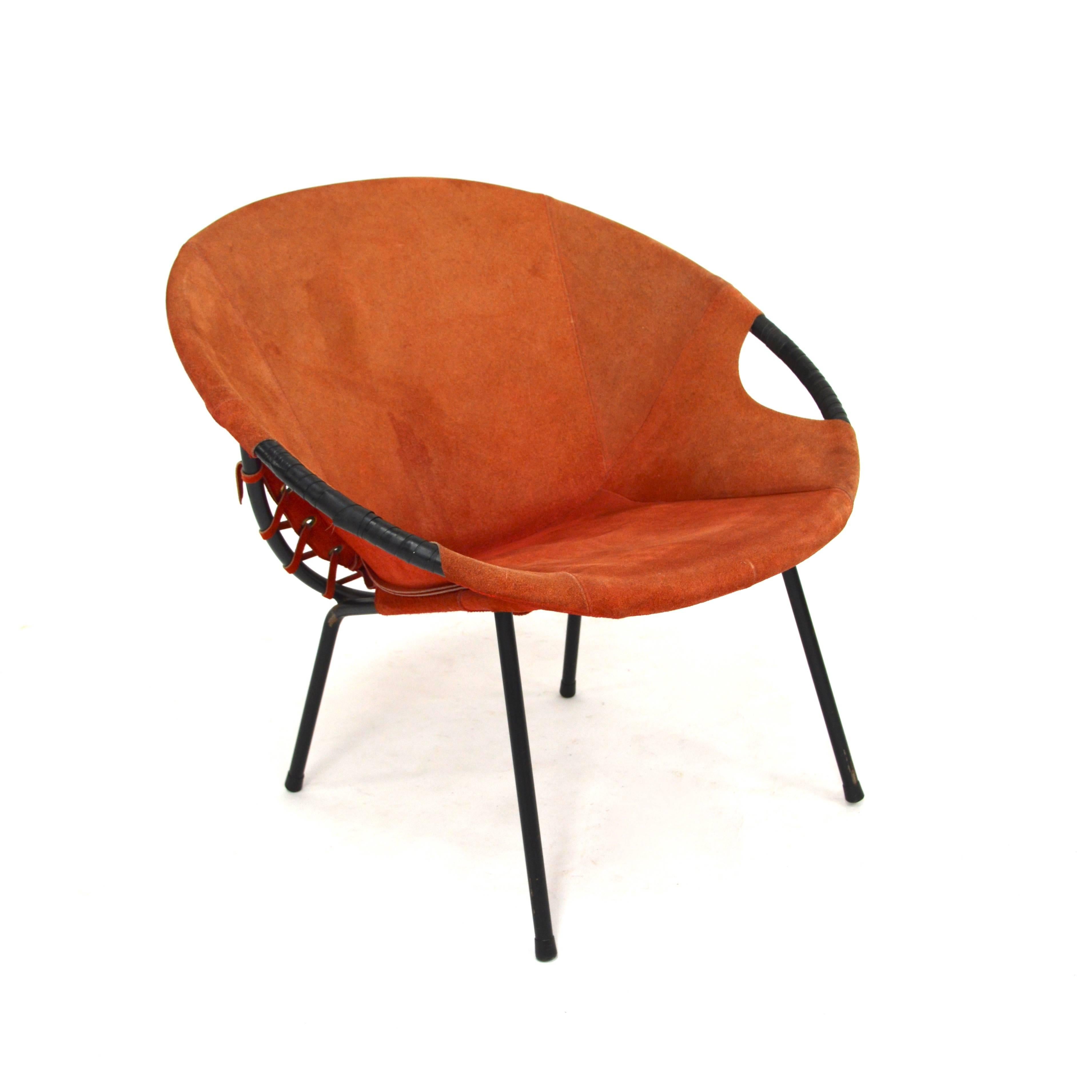Mid-Century Modern Circle Chair by Lusch and Co, Germany, 1960s