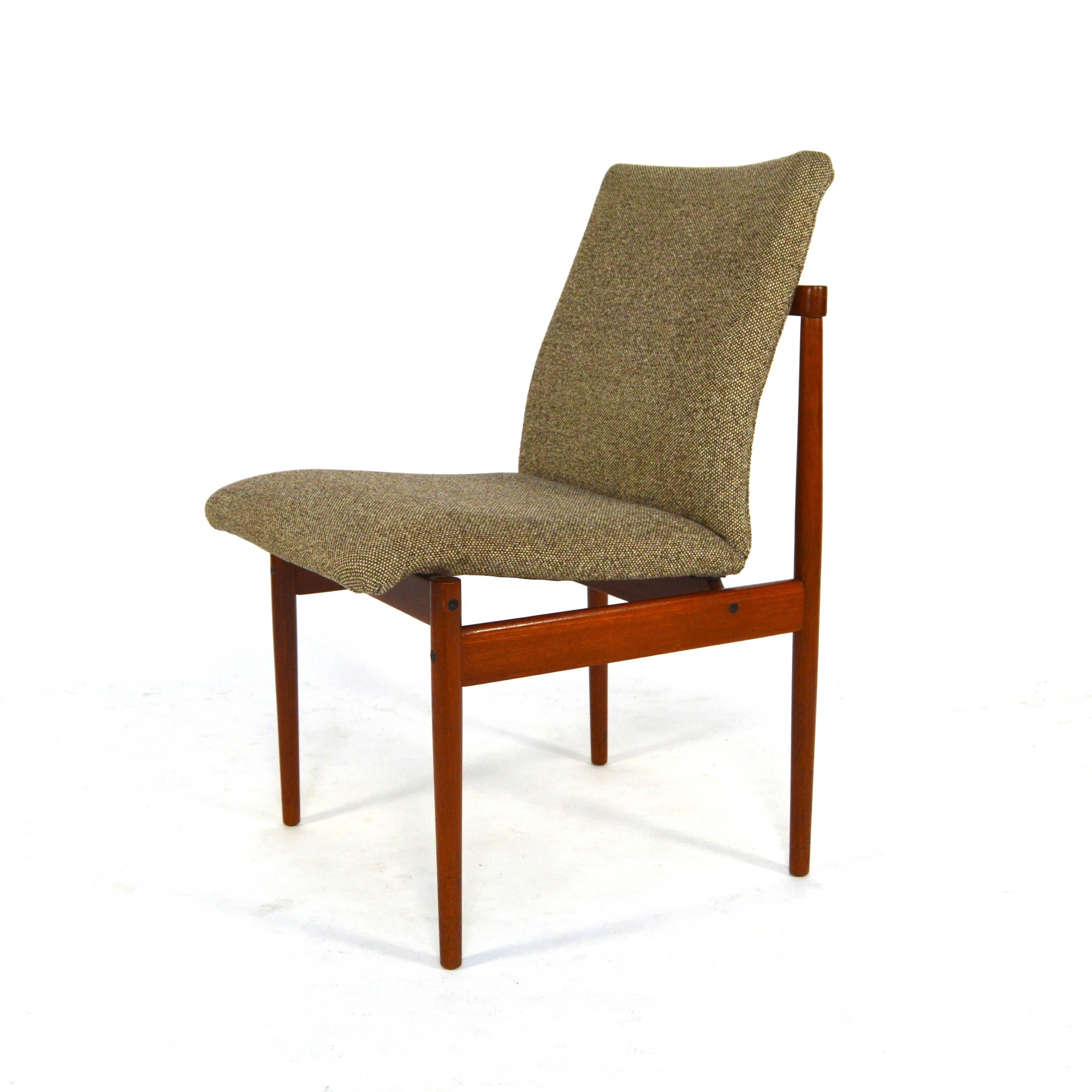 Set of Four Teak Dining Chairs by Thereca, 1960s 1