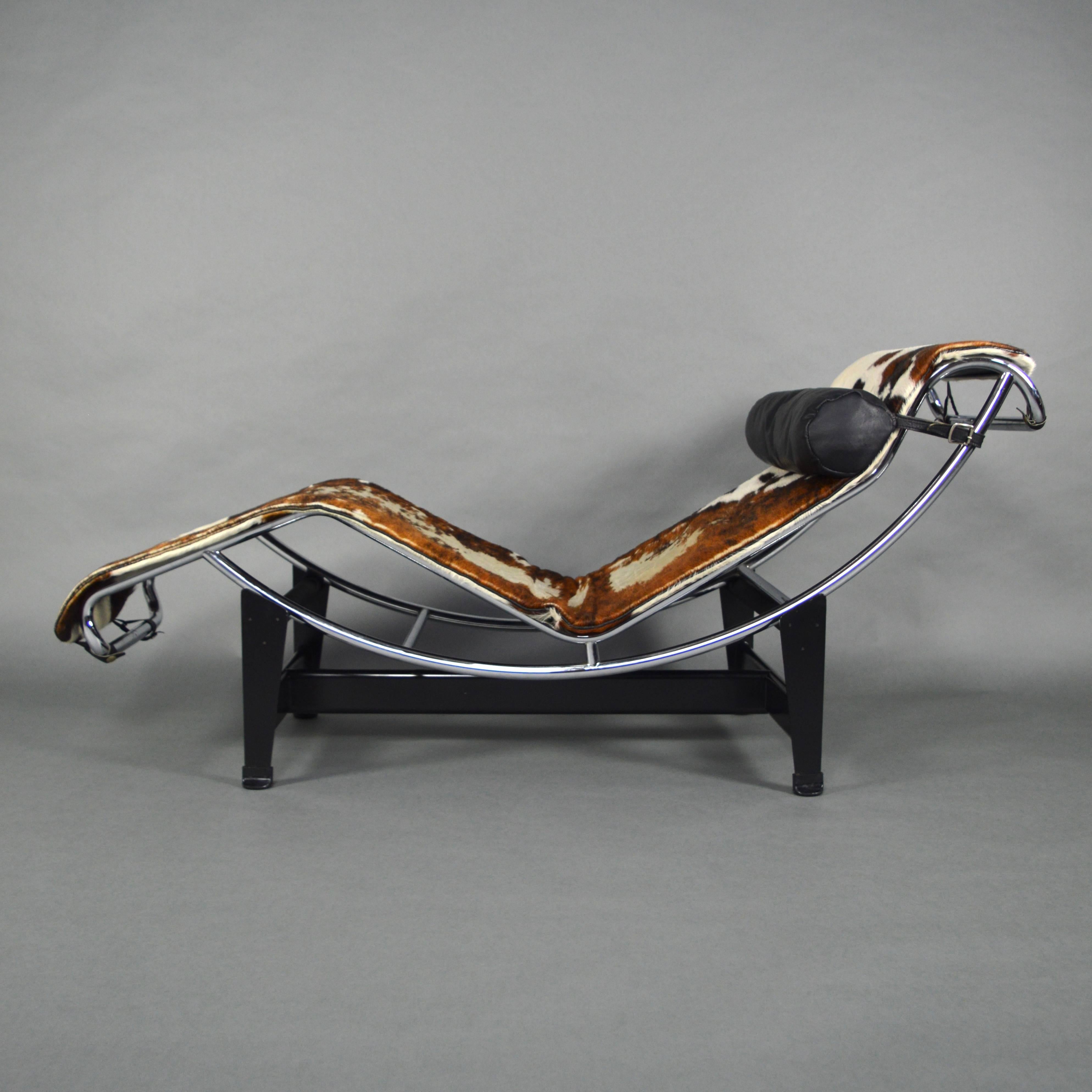 Early Le Corbusier / Jeanneret / Perriand Lc4 Chaise Lounge Chair Nr 1574 In Good Condition In Pijnacker, Zuid-Holland