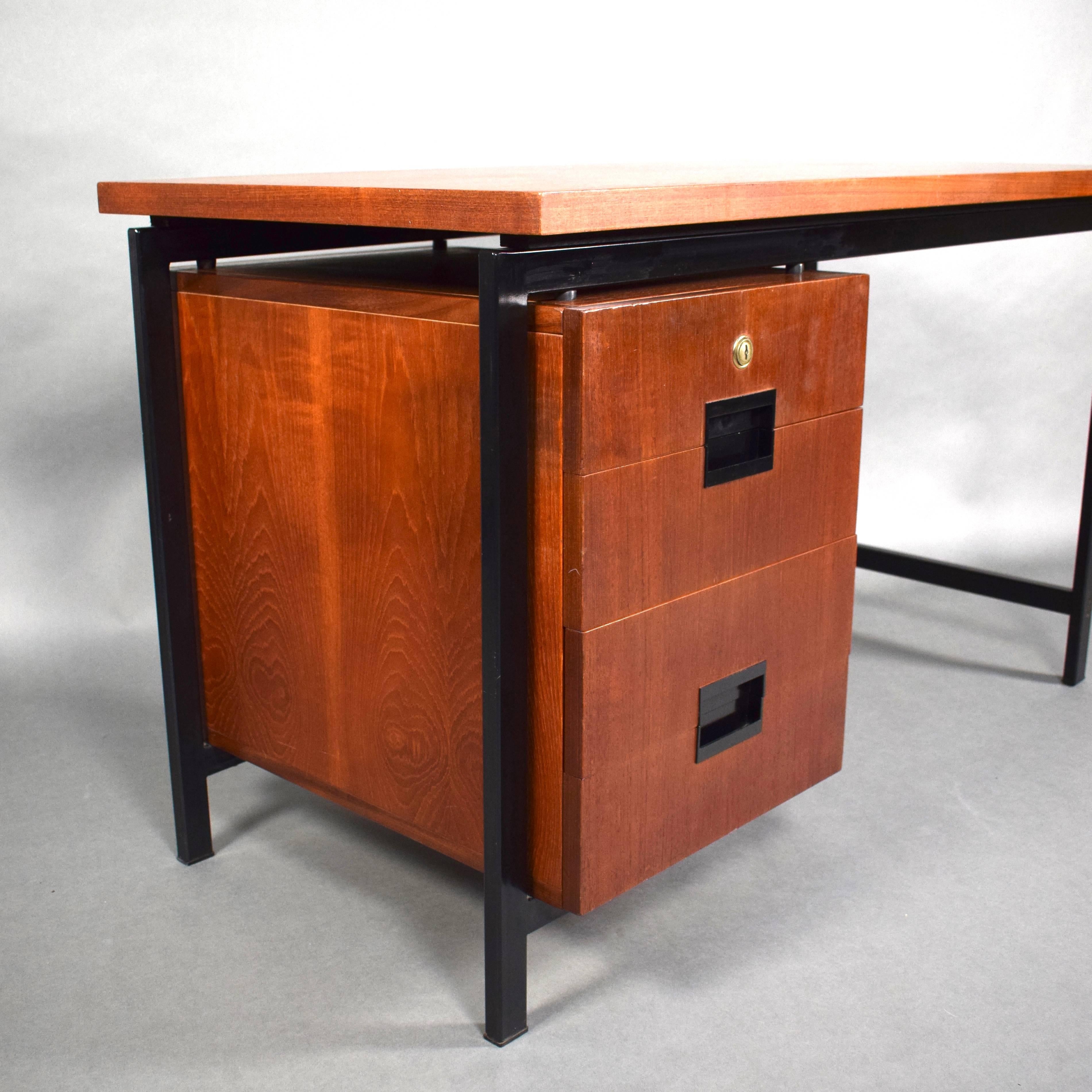 Dutch Cees Braakman for Pastoe Model EU01 Japanese Series Desk, 1950s