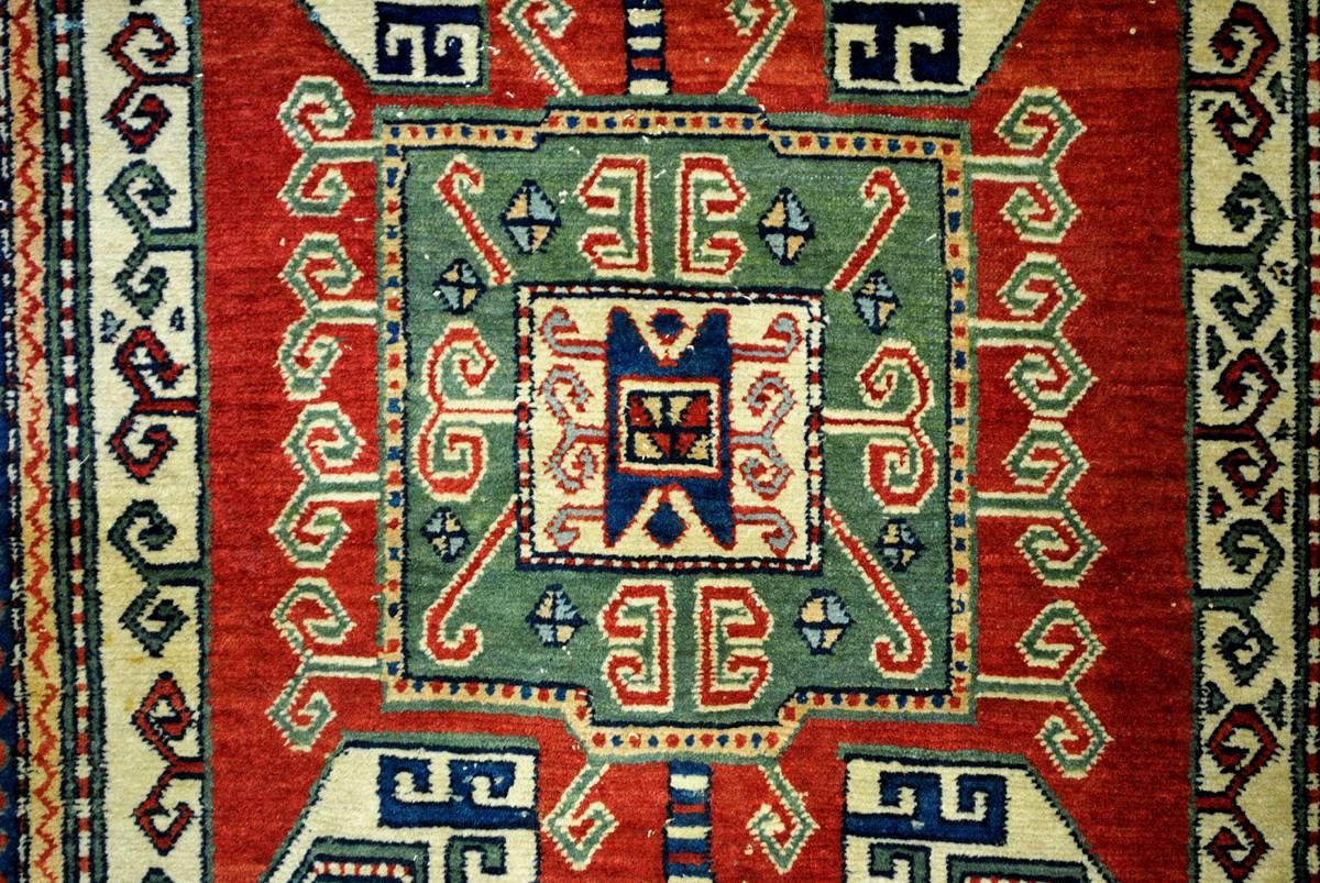 Armenian Antique Sewan Kazak Rug, Armenia, 1890-1910