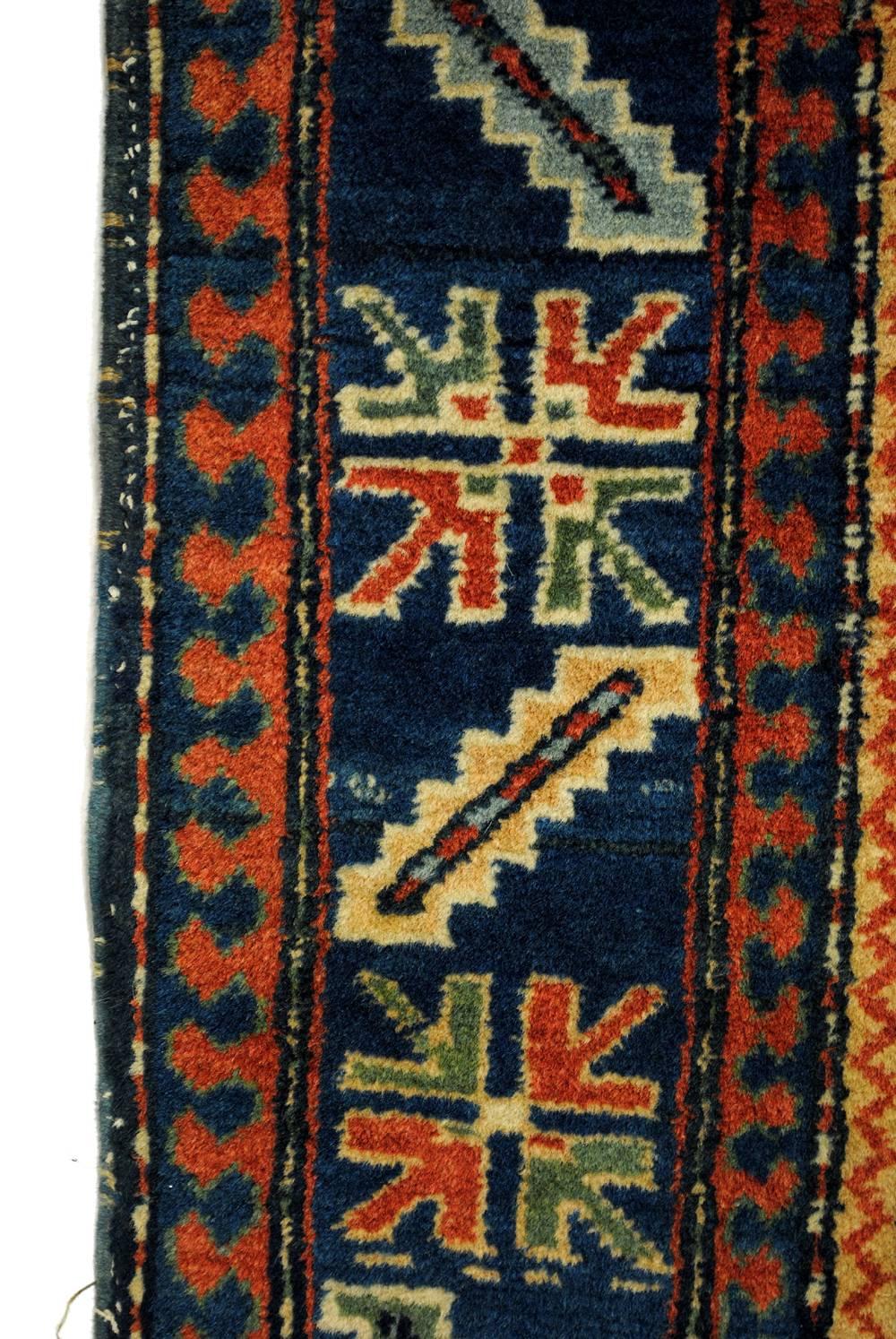 Antique Sewan Kazak Rug, Armenia, 1890-1910 1