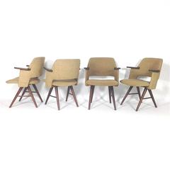 Dining Chairs with Scissor Legs by Cees Braakman for Pastoe