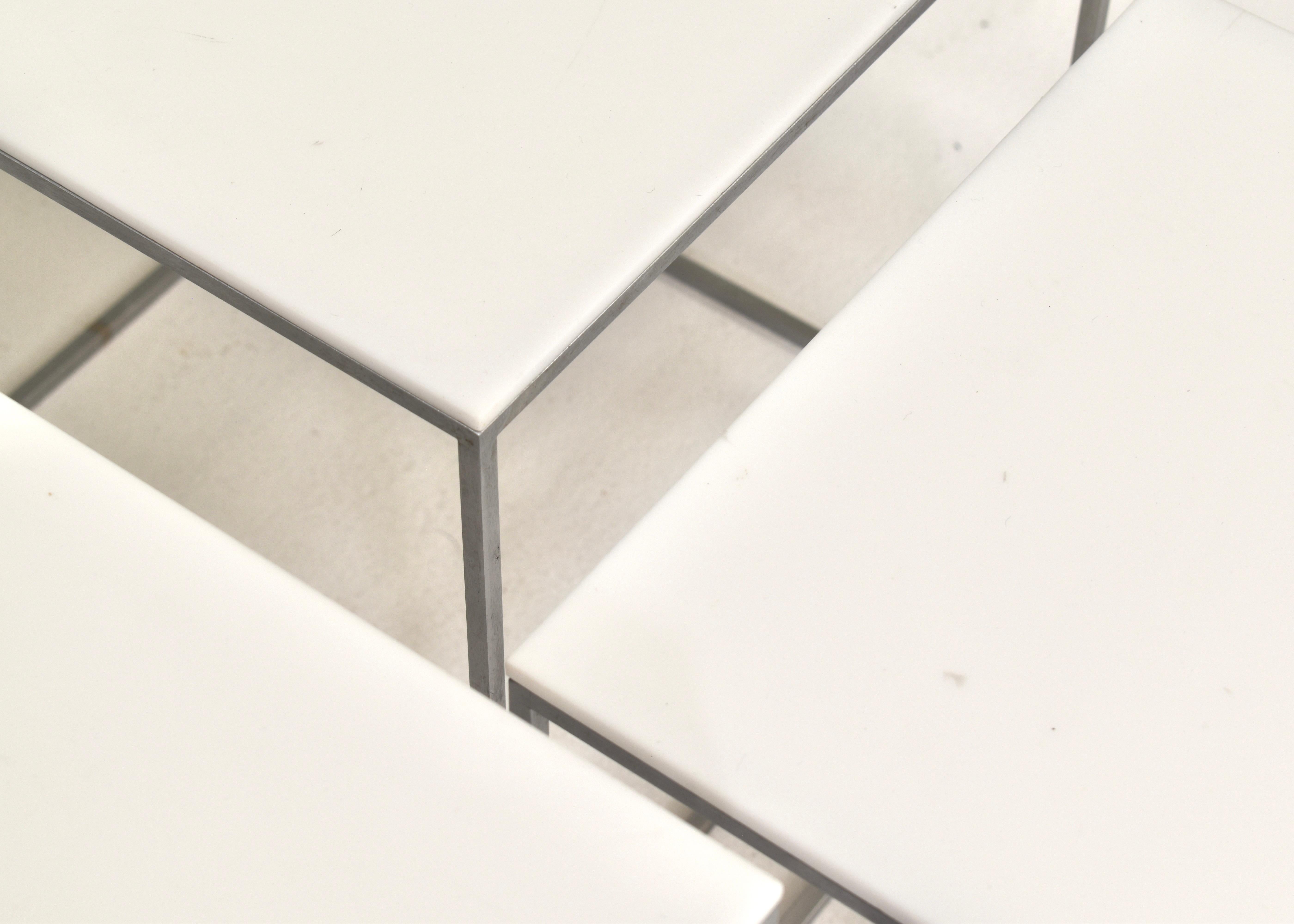 Poul Kjaerholm PK71 Nesting Tables for E. Kold Christensen – Denmark, 1950-60 For Sale 3