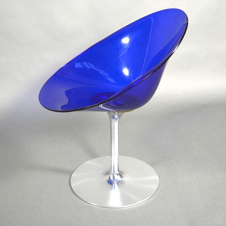 Set of Four Philippe Starck for Kartell Eros Swivel Chairs at 1stDibs