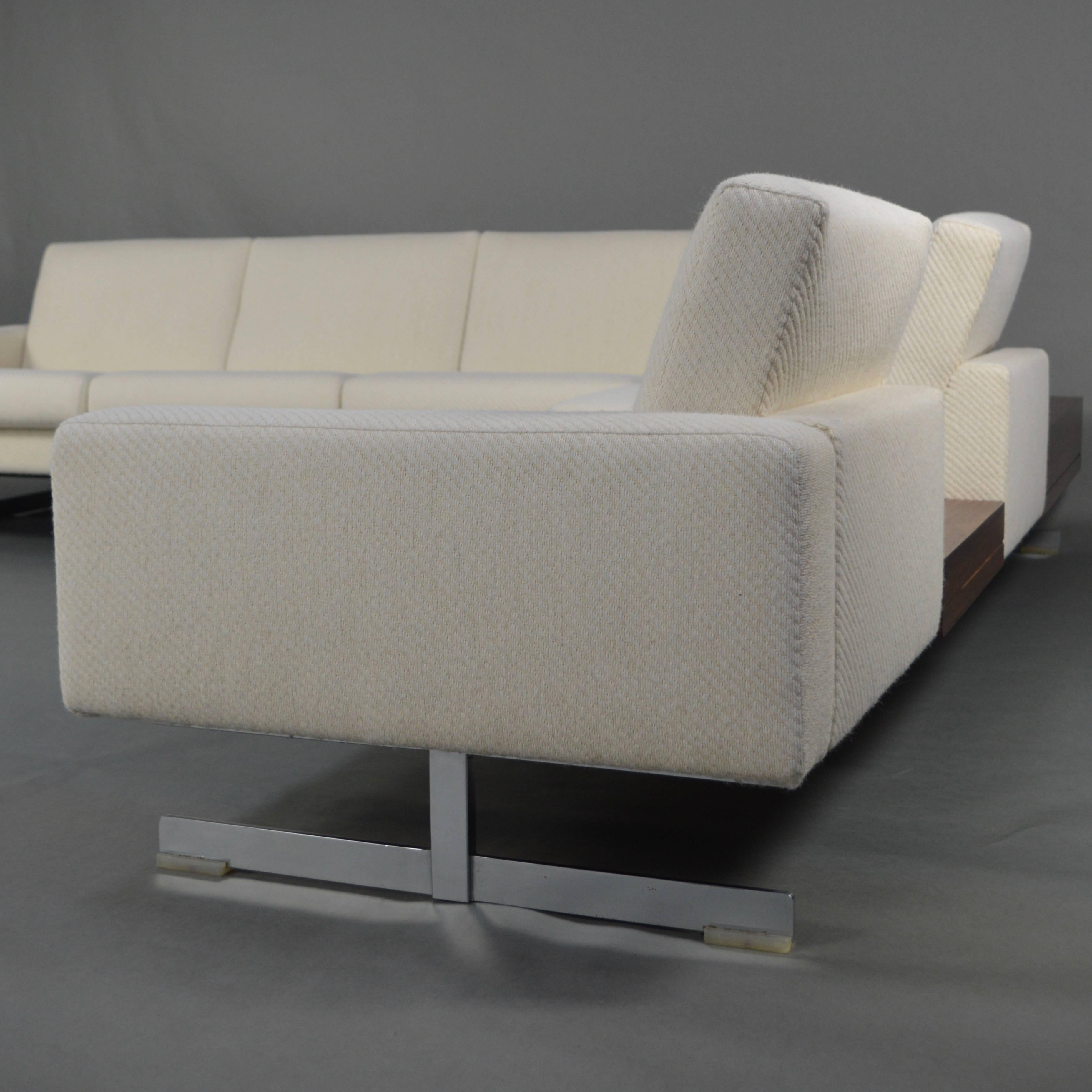 Rolf Benz 1st Edition Pluraform Sofa with Rosewood Coffee Tables, 1964 2