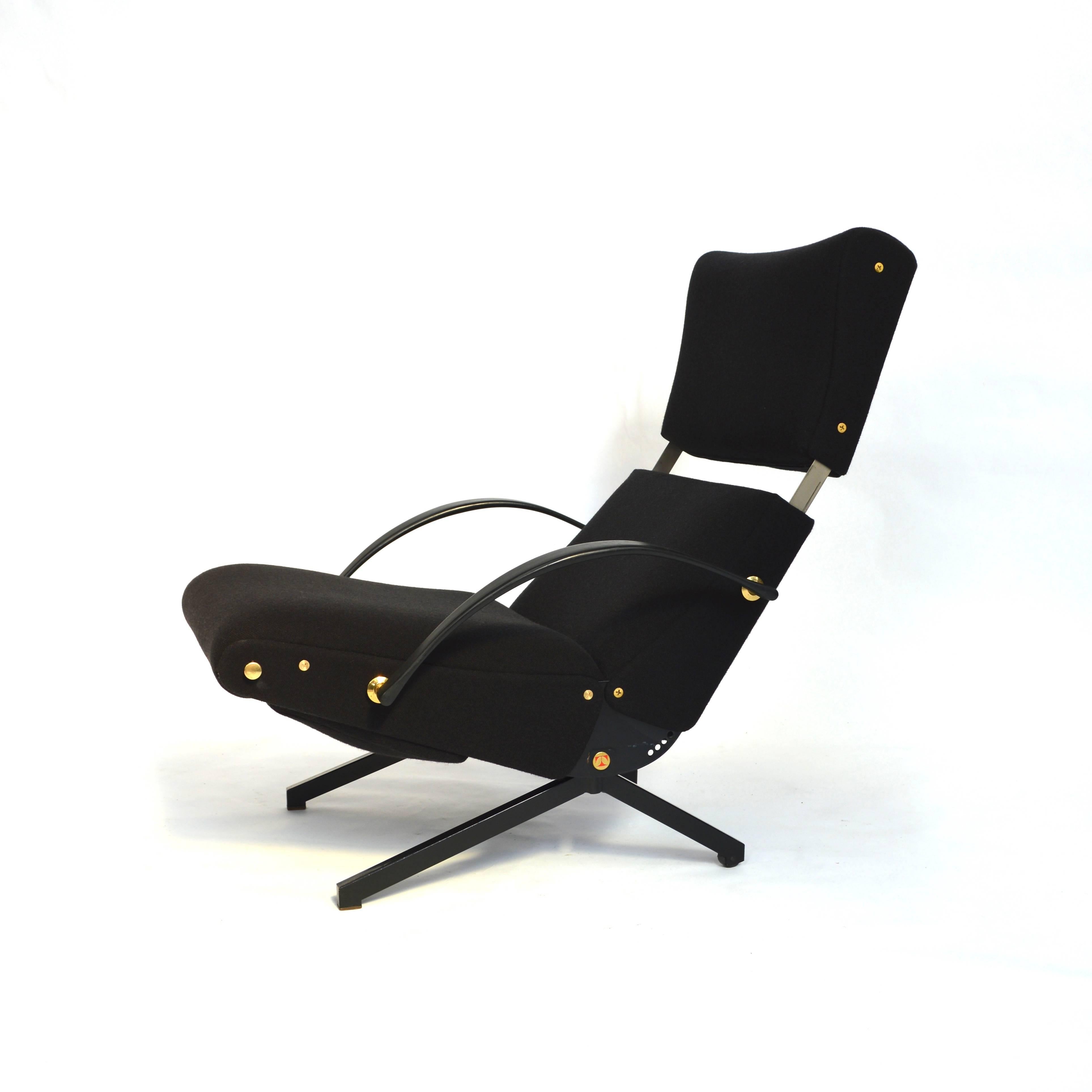 Mid-Century Modern P40 Lounge Armchair by Borsani for Tecno, Italy, 1950s