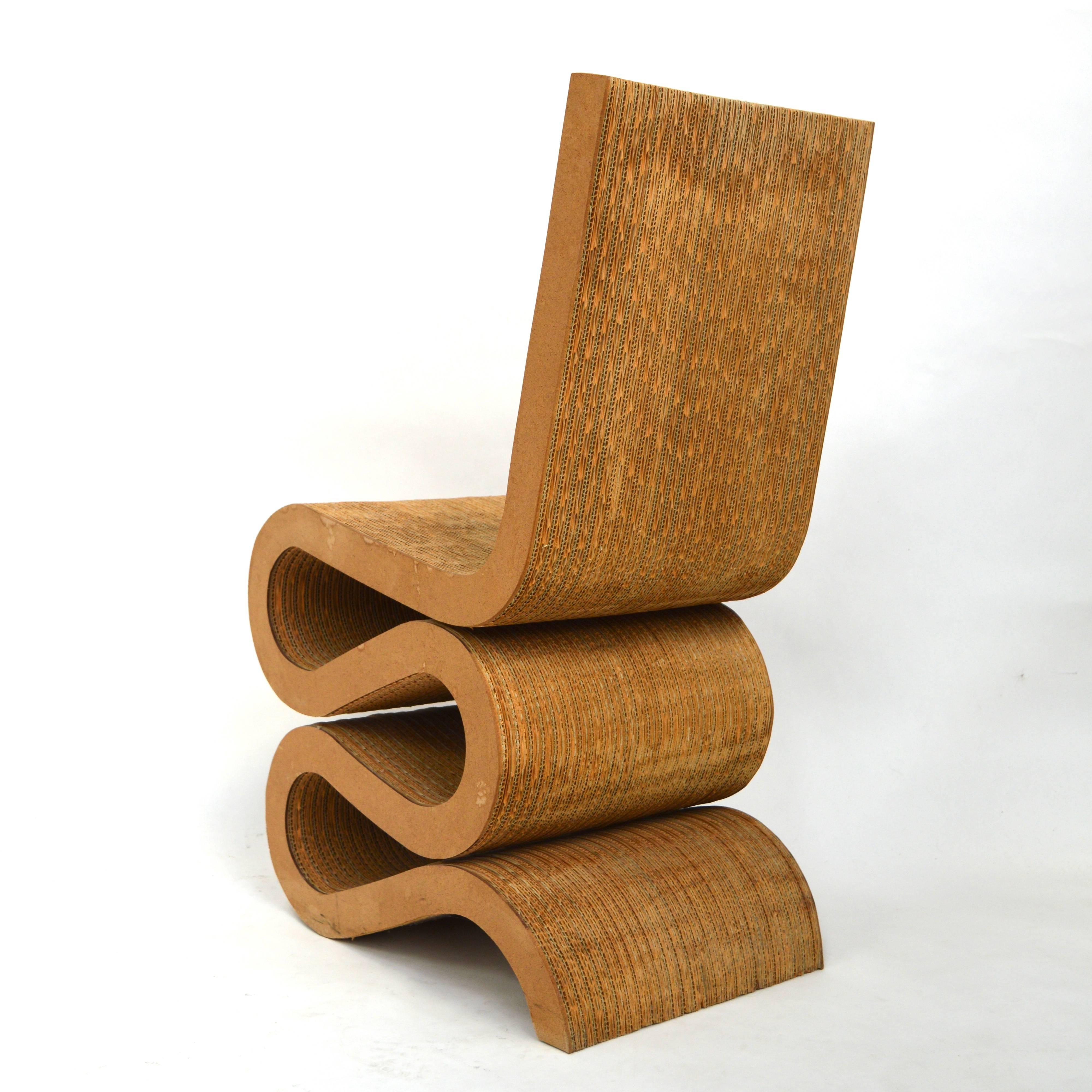 wiggle chair frank gehry