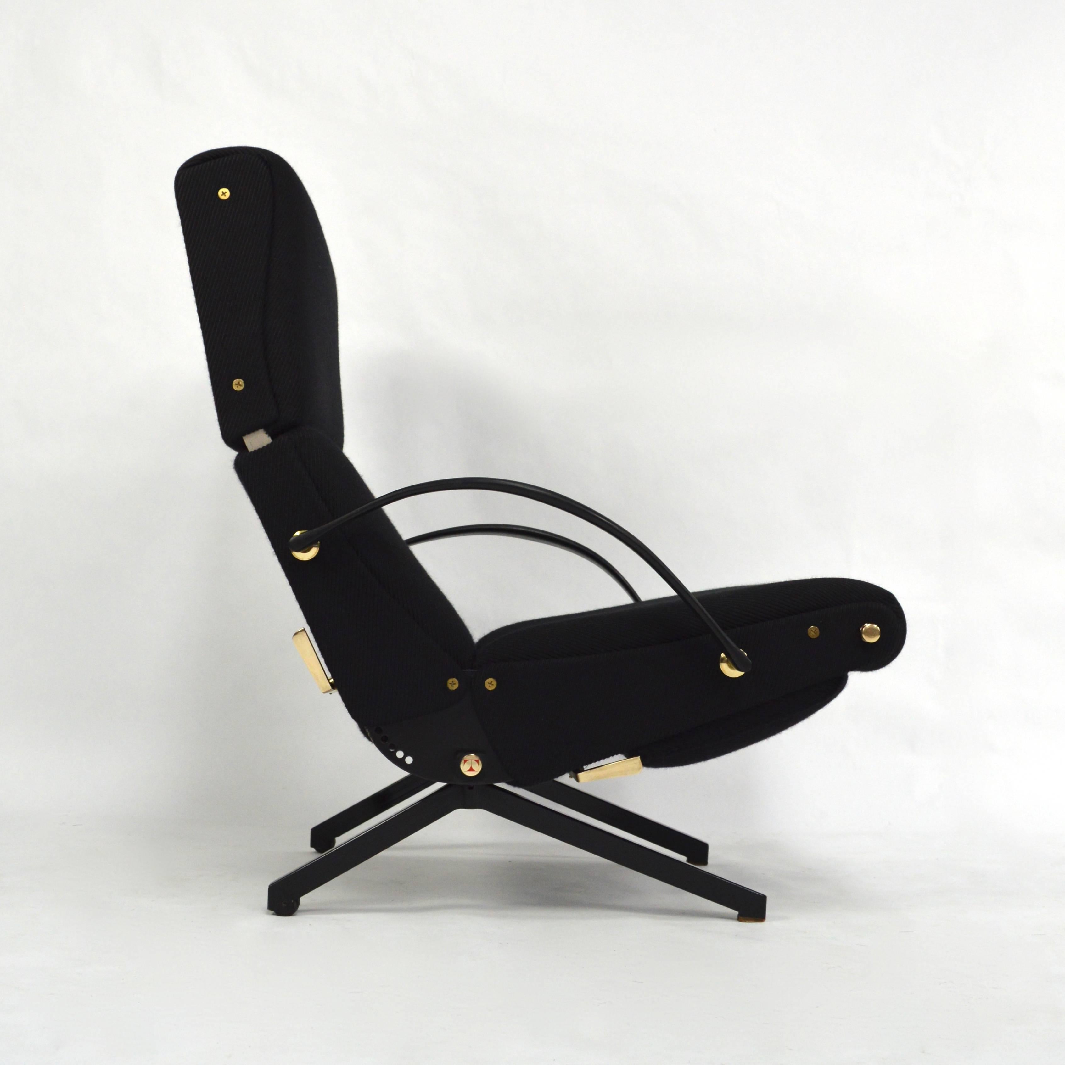 Borsani P40 Lounge Chair with Original Fabric, Italy, 1950s In Excellent Condition In Pijnacker, Zuid-Holland