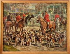 The Meet Hunting Painting