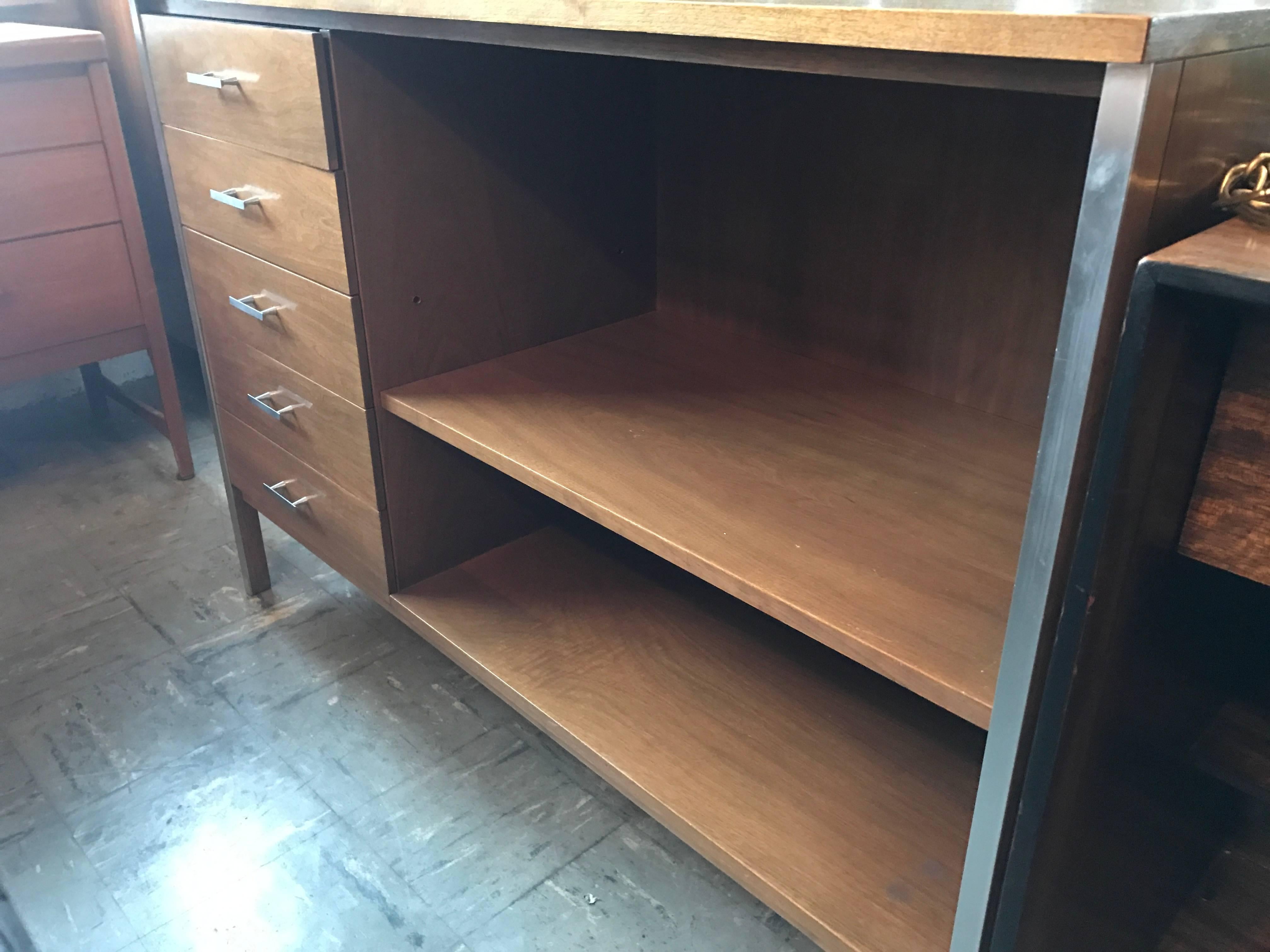 Paul McCobb for Calvin walnut chest cabinet dresser. In great condition.