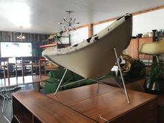 1960s George Nelson "Coconut" Lounge Chair in Cow Hide